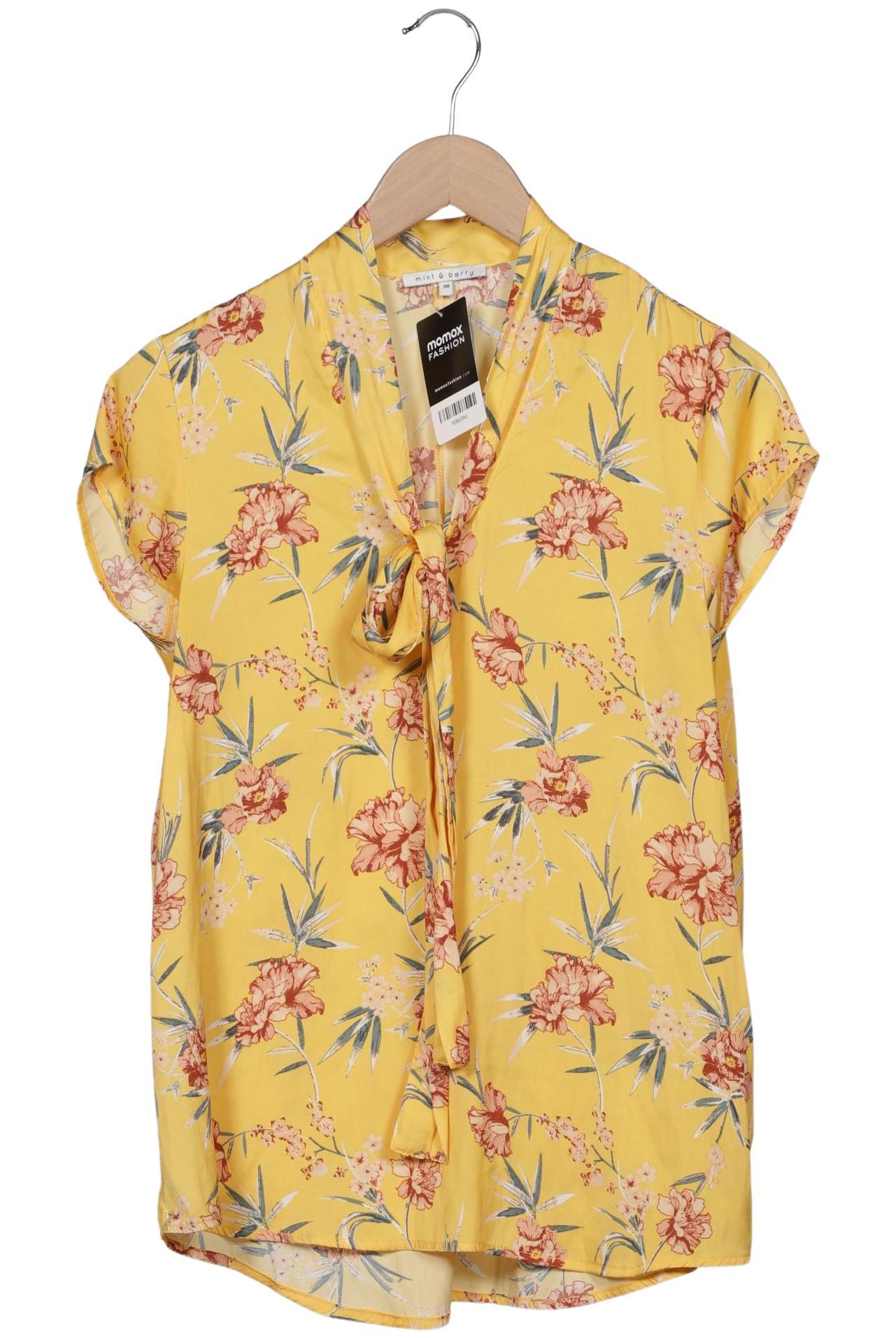 

mint&berry Damen Bluse, gelb, Gr. 38