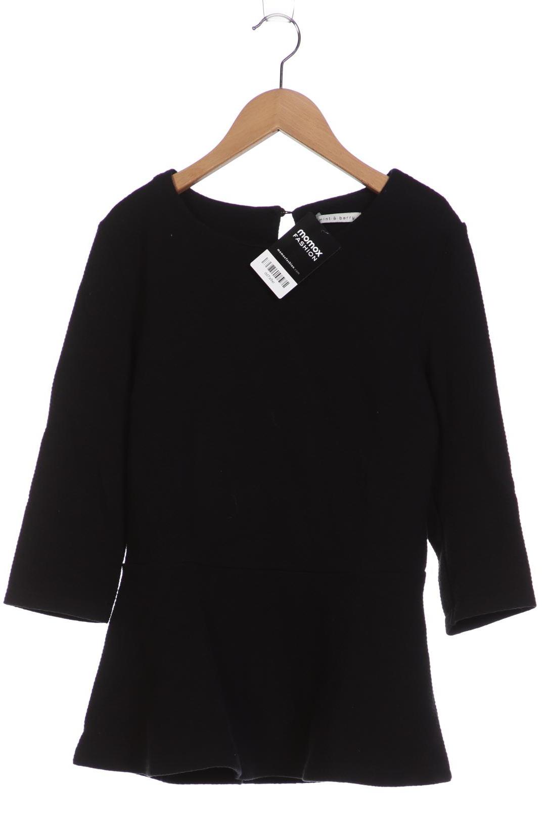 

mint & berry Damen Langarmshirt, schwarz