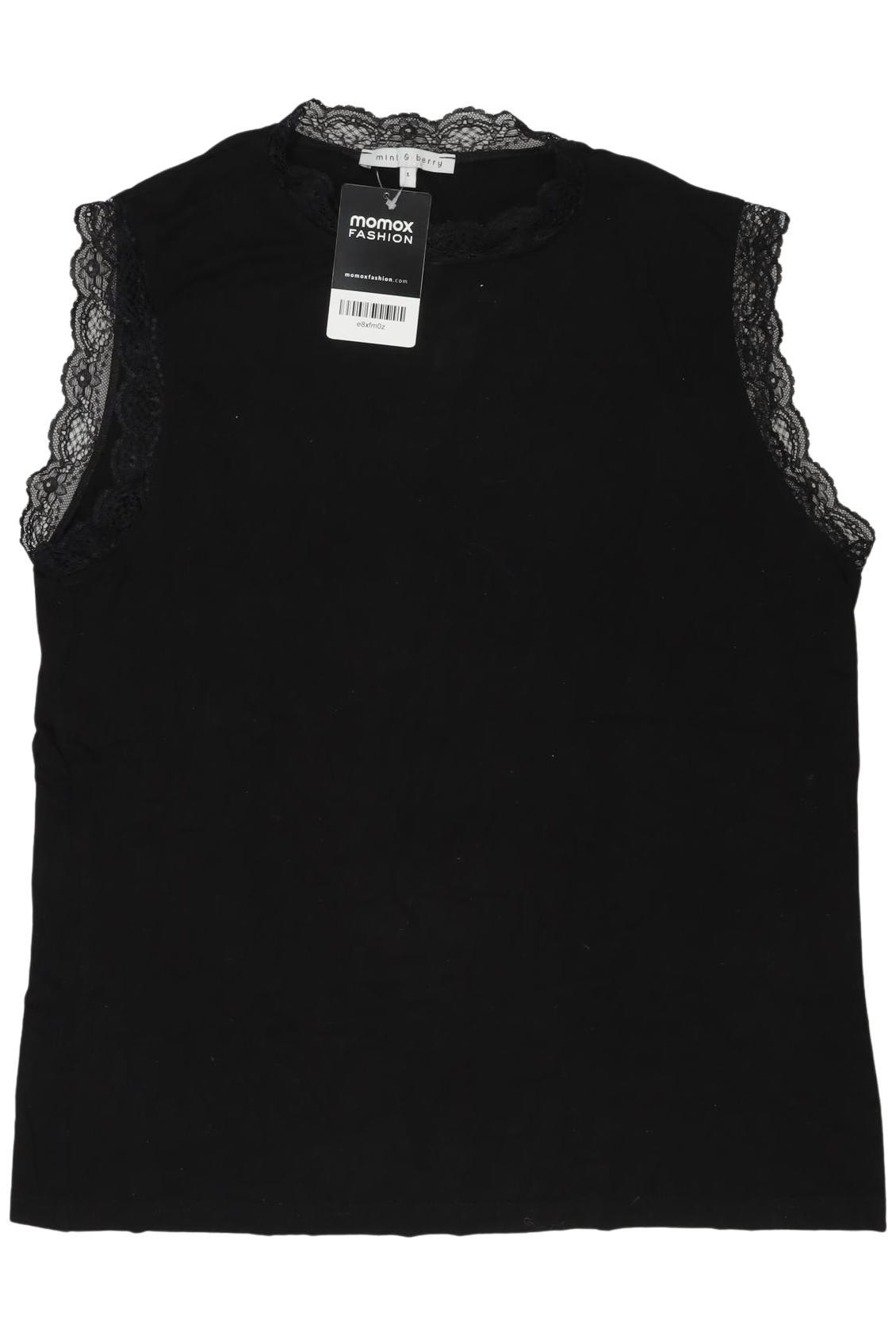 

mint&berry Damen Top, schwarz, Gr. 42