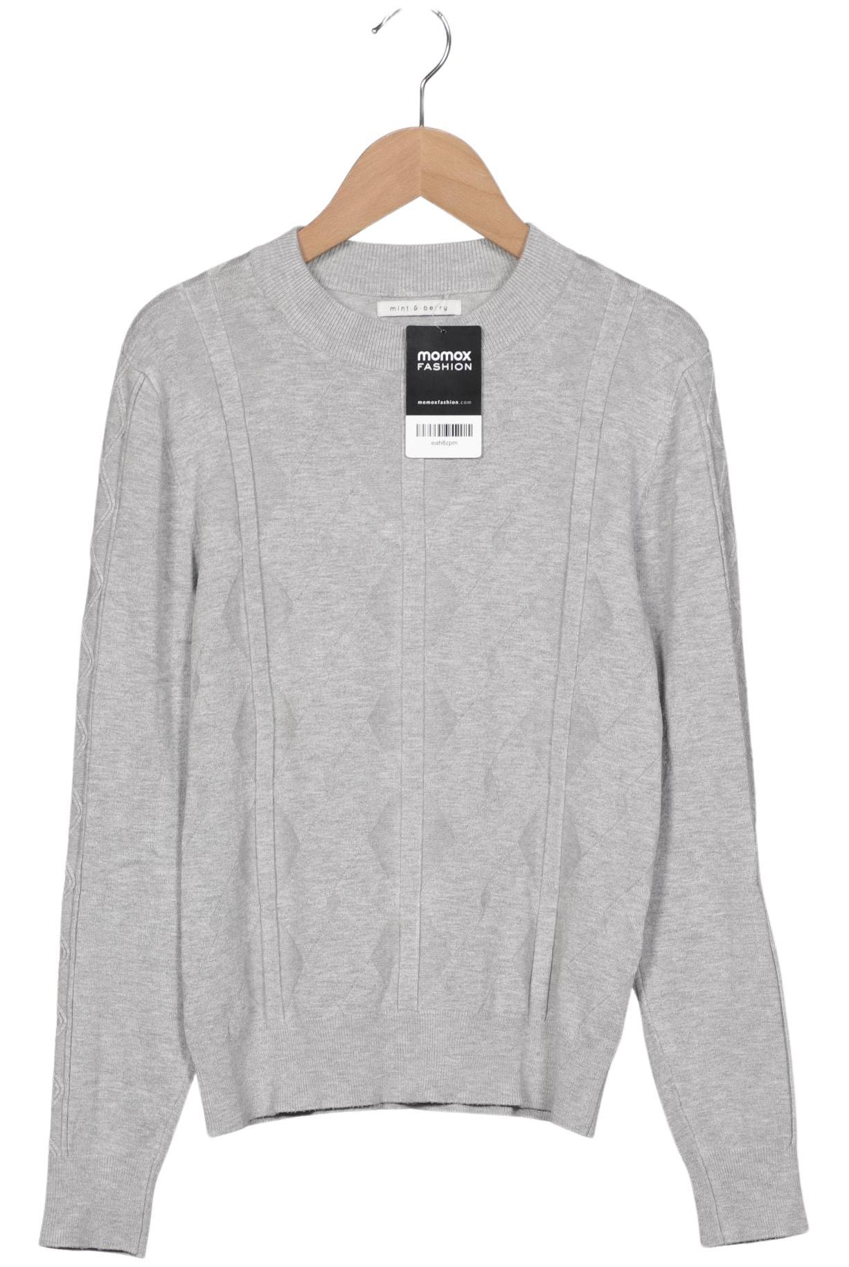 

mint&berry Damen Pullover, grau, Gr. 34