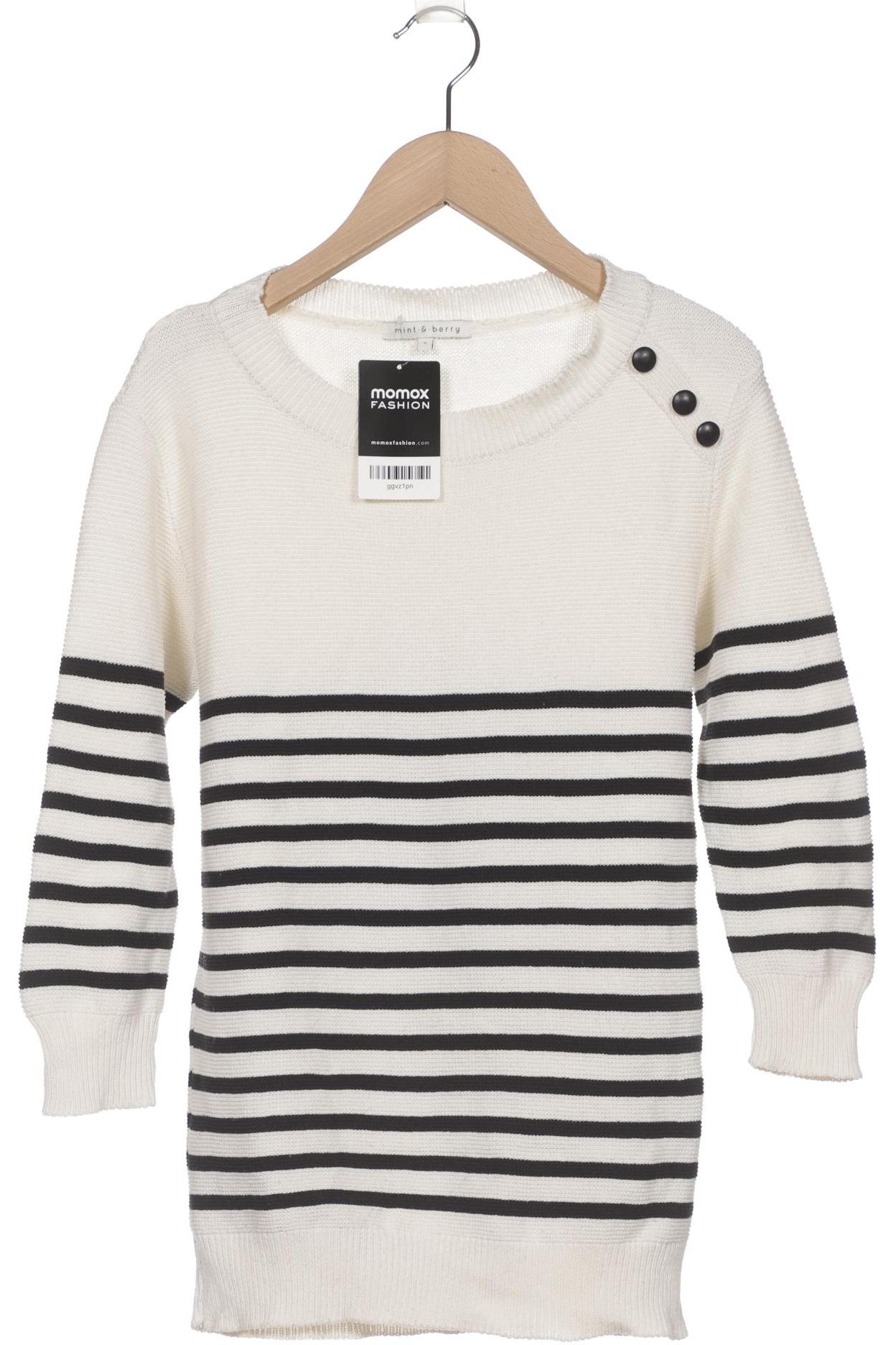 

mint&berry Damen Pullover, weiß, Gr. 36