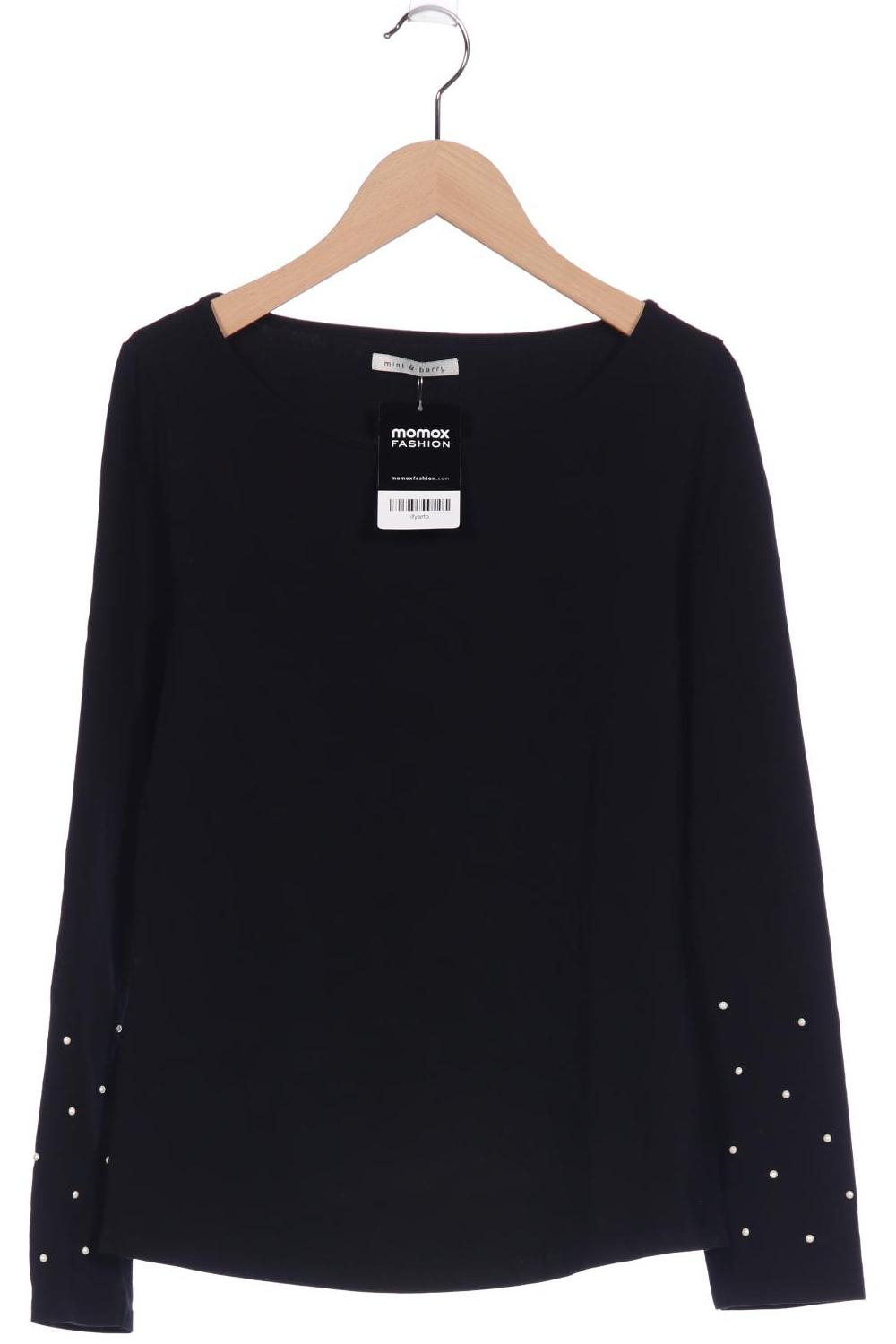 

mint&berry Damen Langarmshirt, schwarz