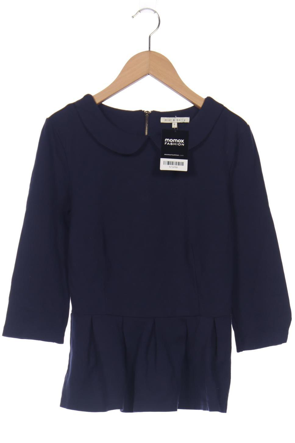 

mint & berry Damen Langarmshirt, marineblau