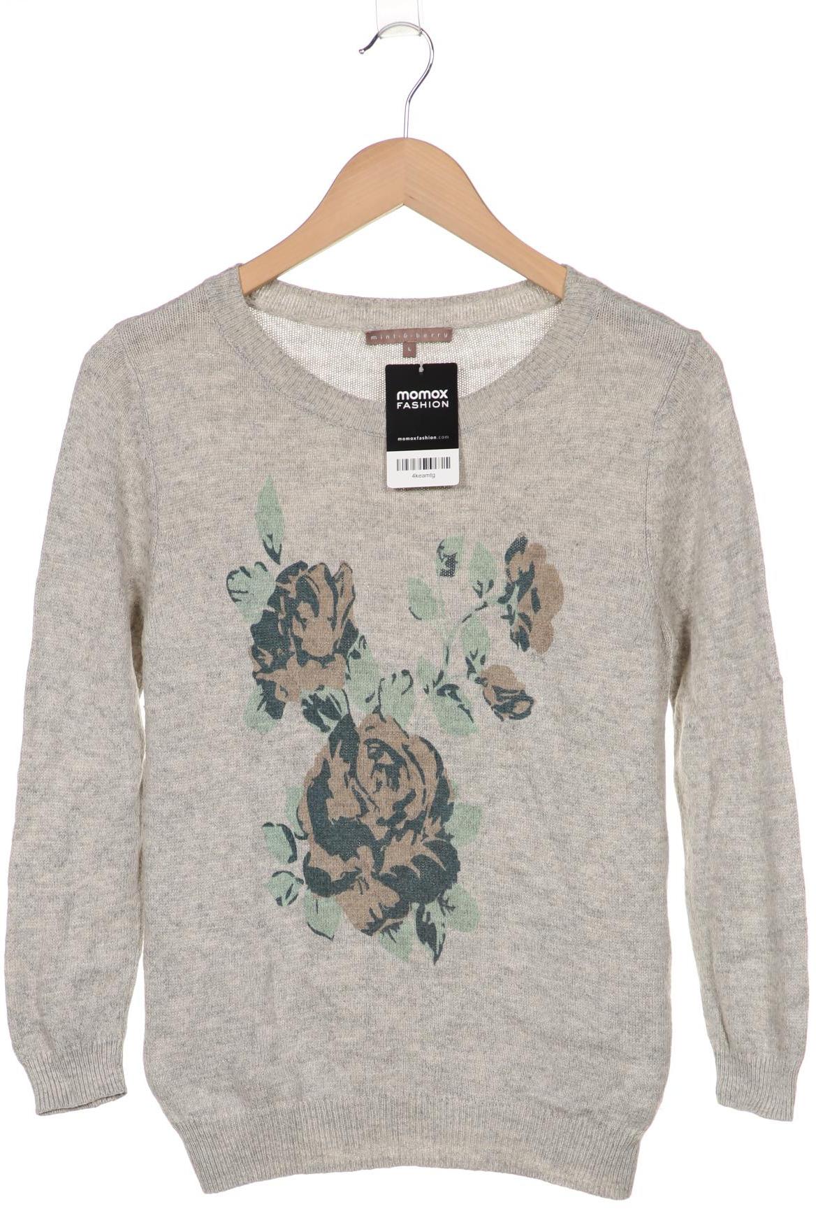 

mint&berry Damen Pullover, grau, Gr. 42