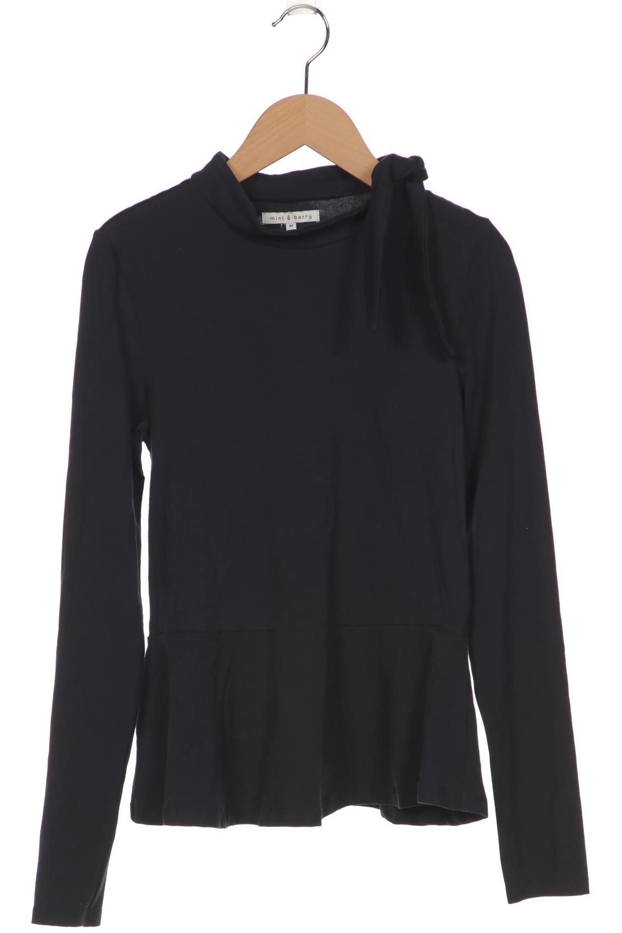 

mint & berry Damen Langarmshirt, marineblau