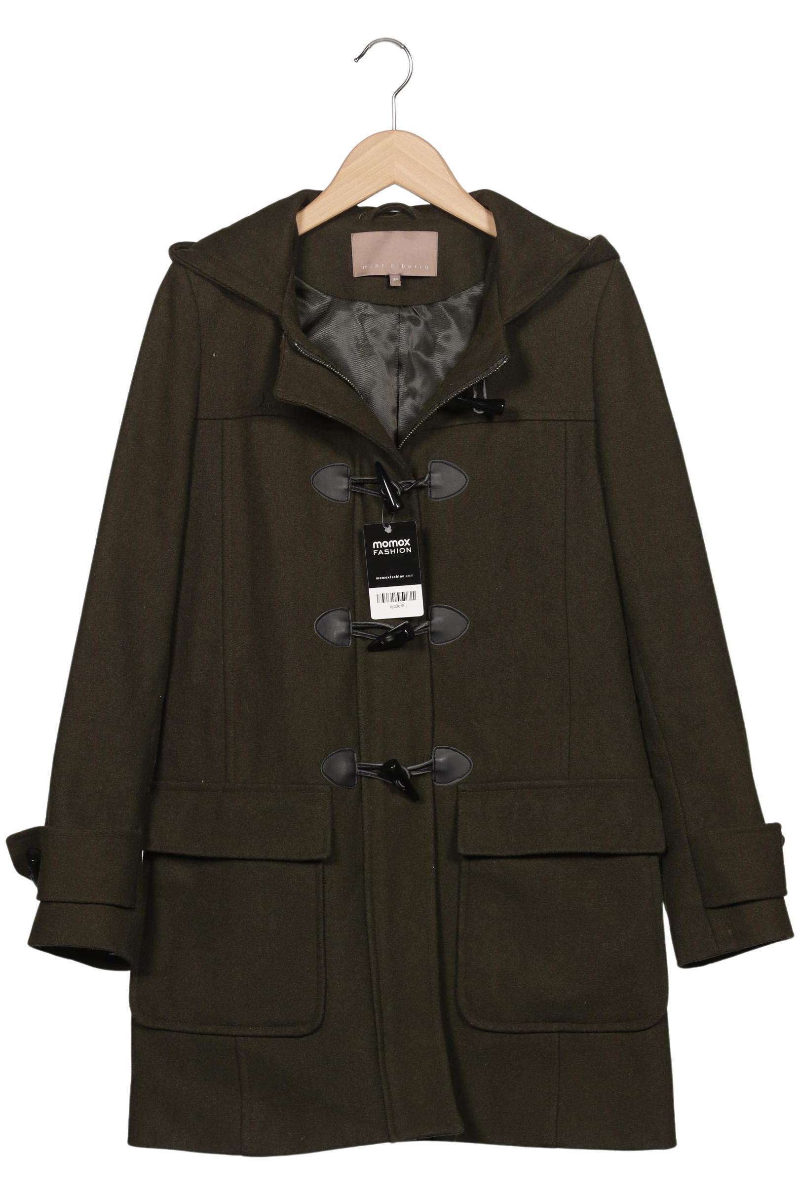 

mint&berry Damen Mantel, grün, Gr. 34