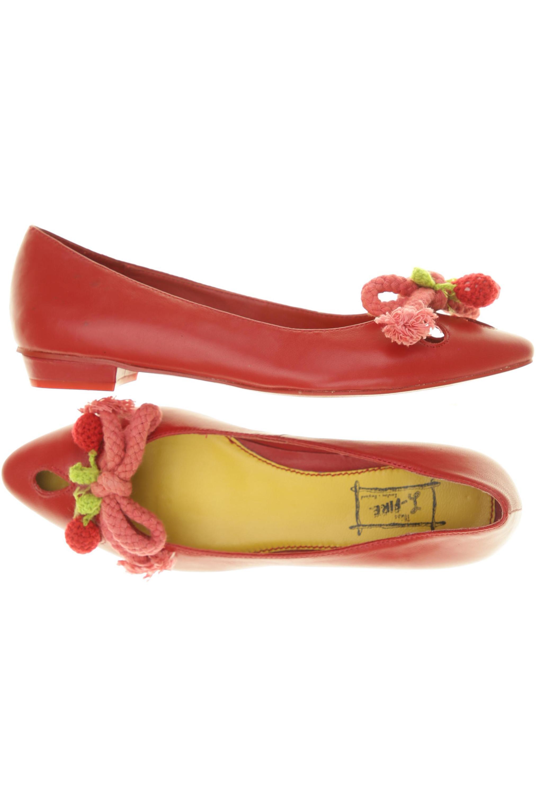 

Miss L Fire Damen Ballerinas, rot, Gr. 39