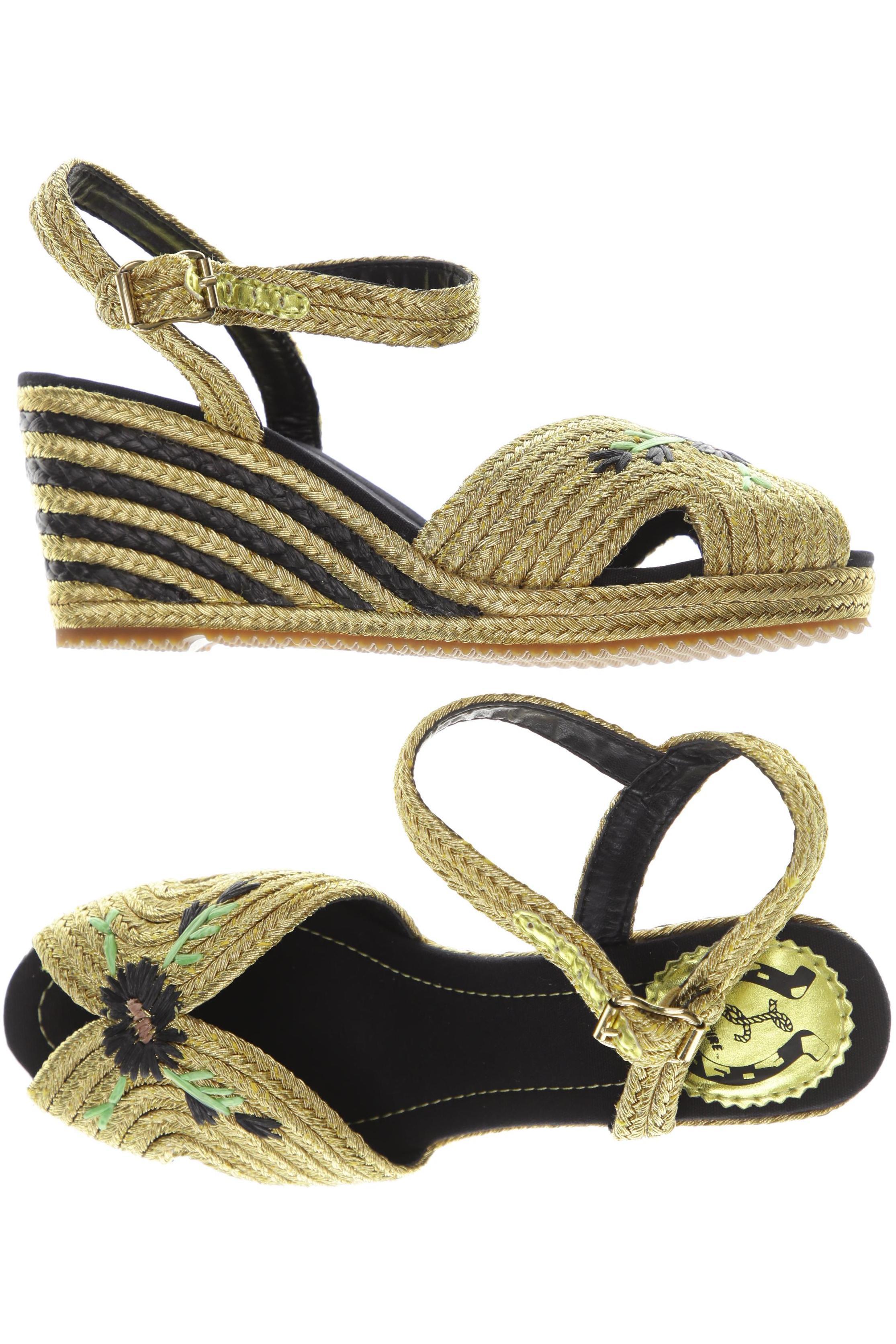 

Miss L Fire Damen Sandale, gelb, Gr. 41