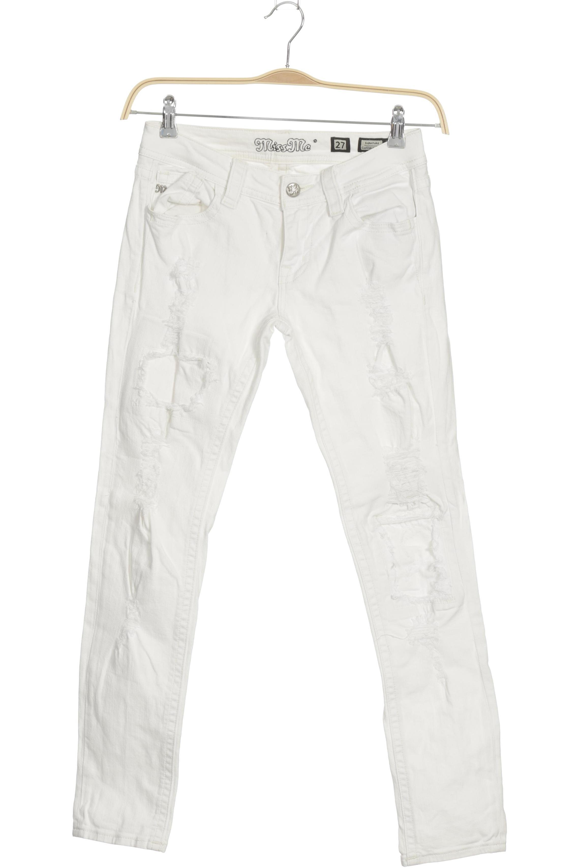 

Miss Me Damen Jeans, weiß, Gr. 27