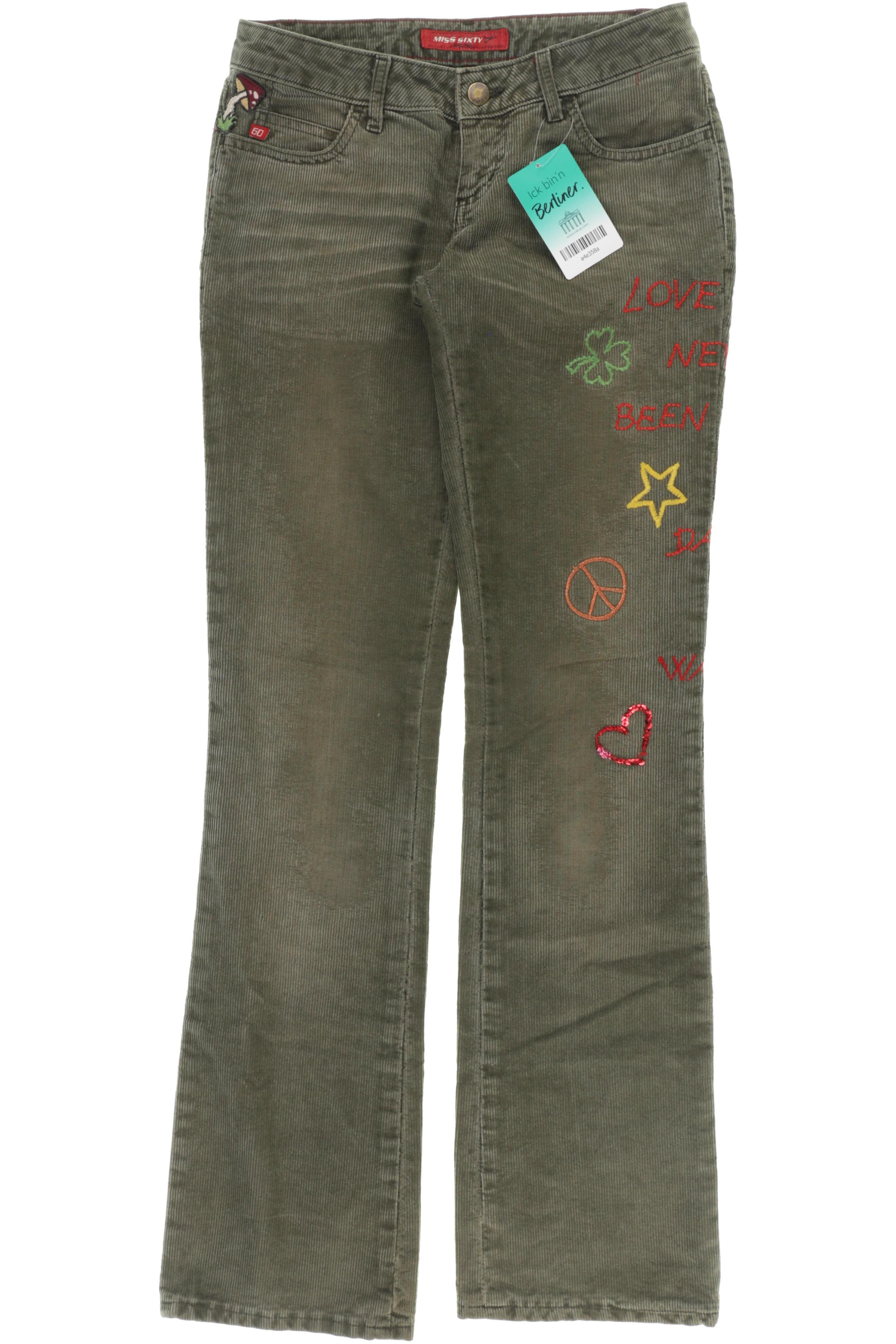 

Miss Sixty Damen Stoffhose, grün, Gr. 24