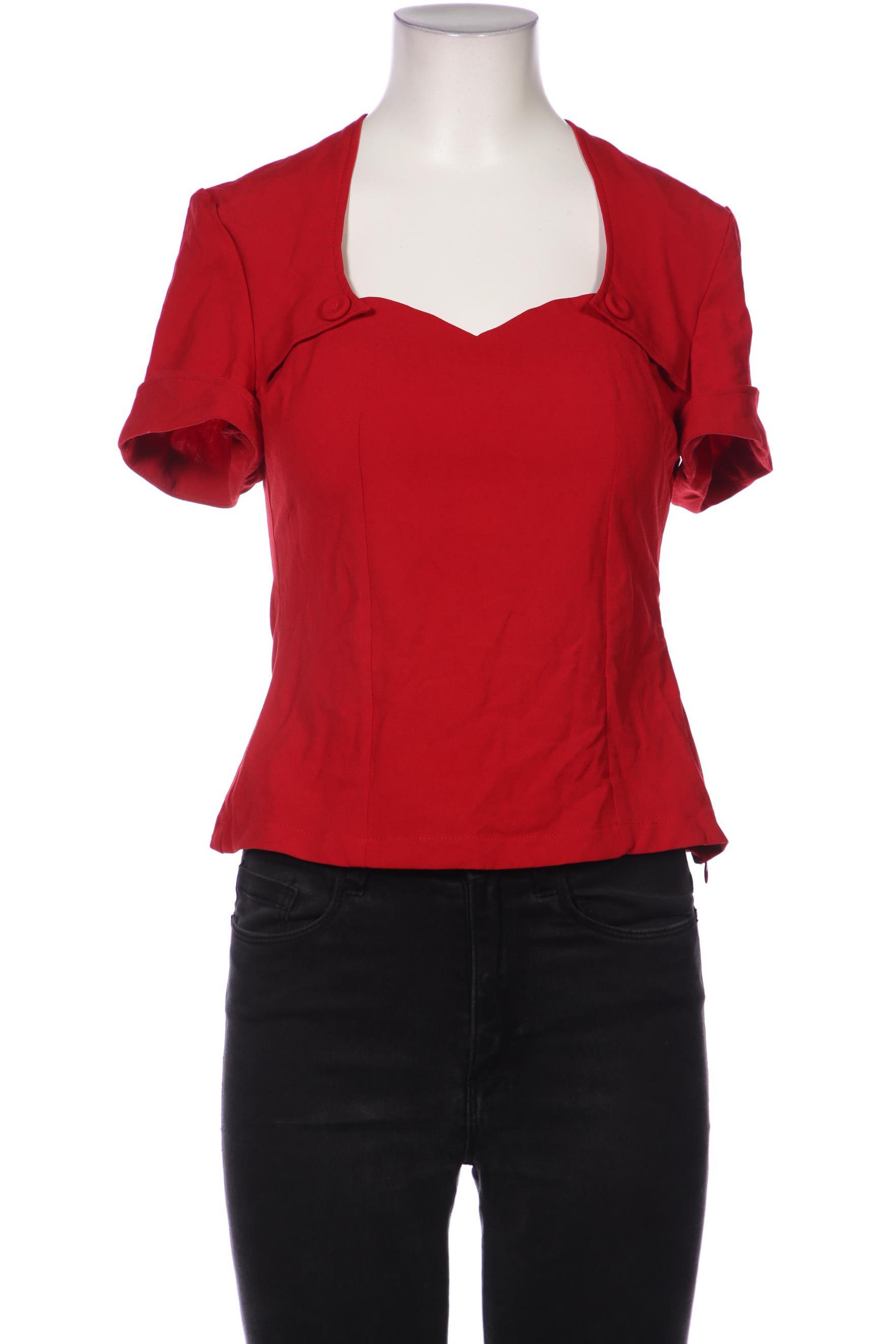 

Miss Candyfloss Damen Bluse, rot, Gr. 36