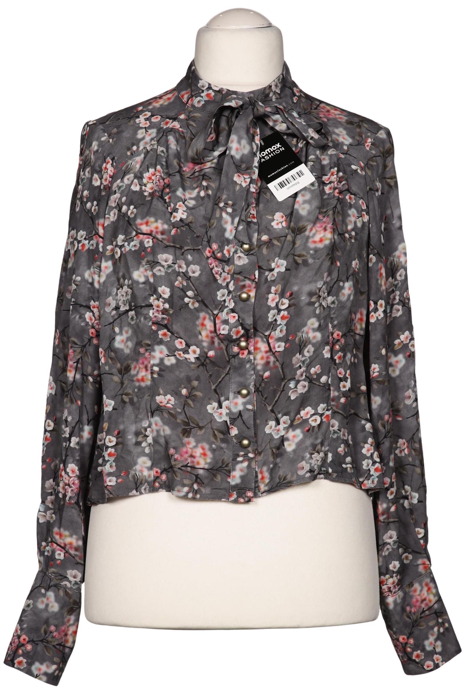 

Miss Candyfloss Damen Bluse, grau, Gr. 42