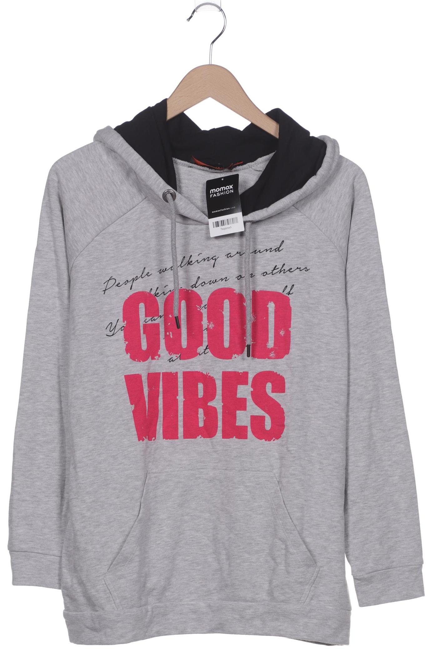 

Miss Goodlife Damen Kapuzenpullover, grau, Gr. 38