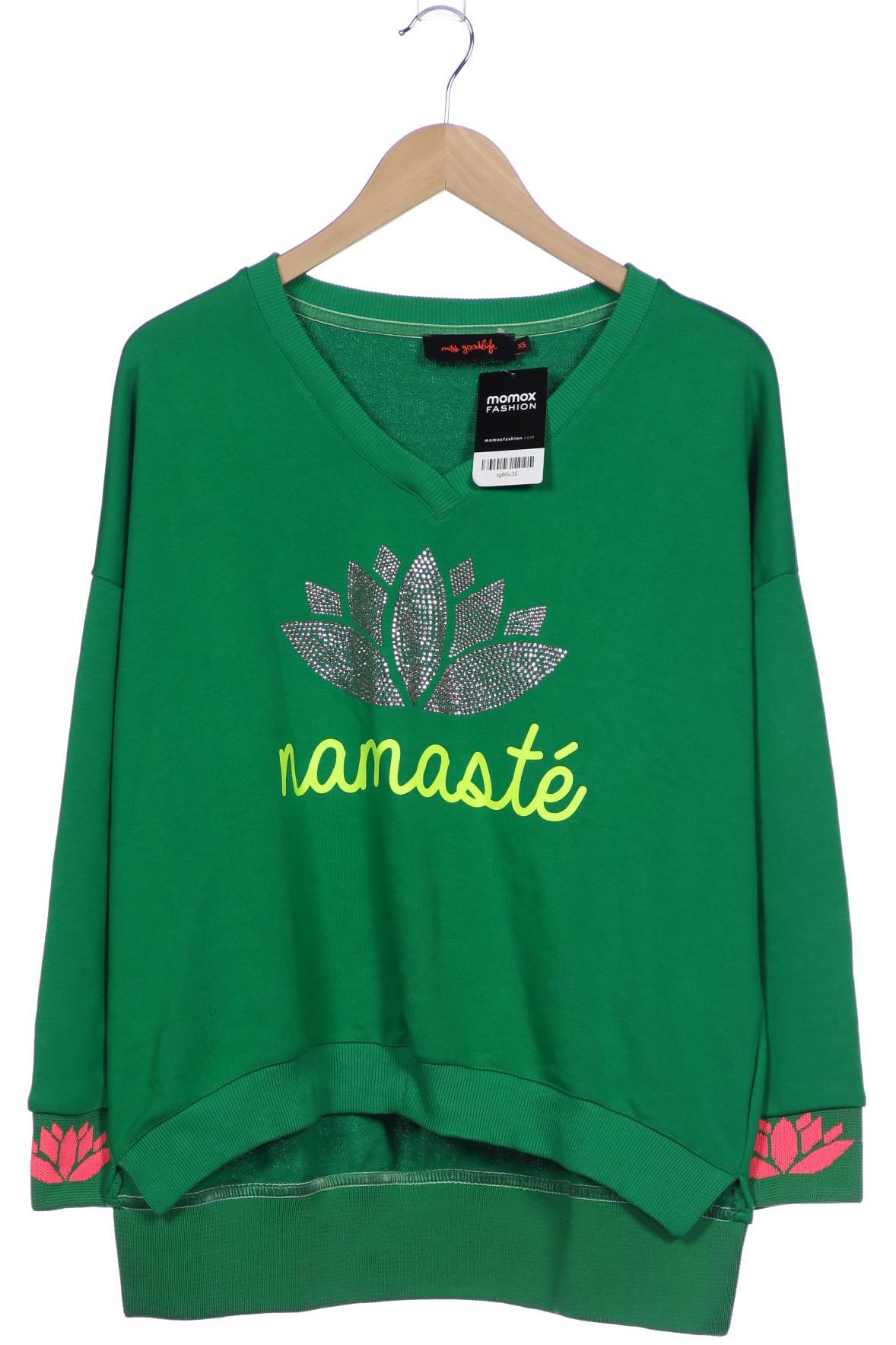 

Miss Goodlife Damen Sweatshirt, grün, Gr. 34