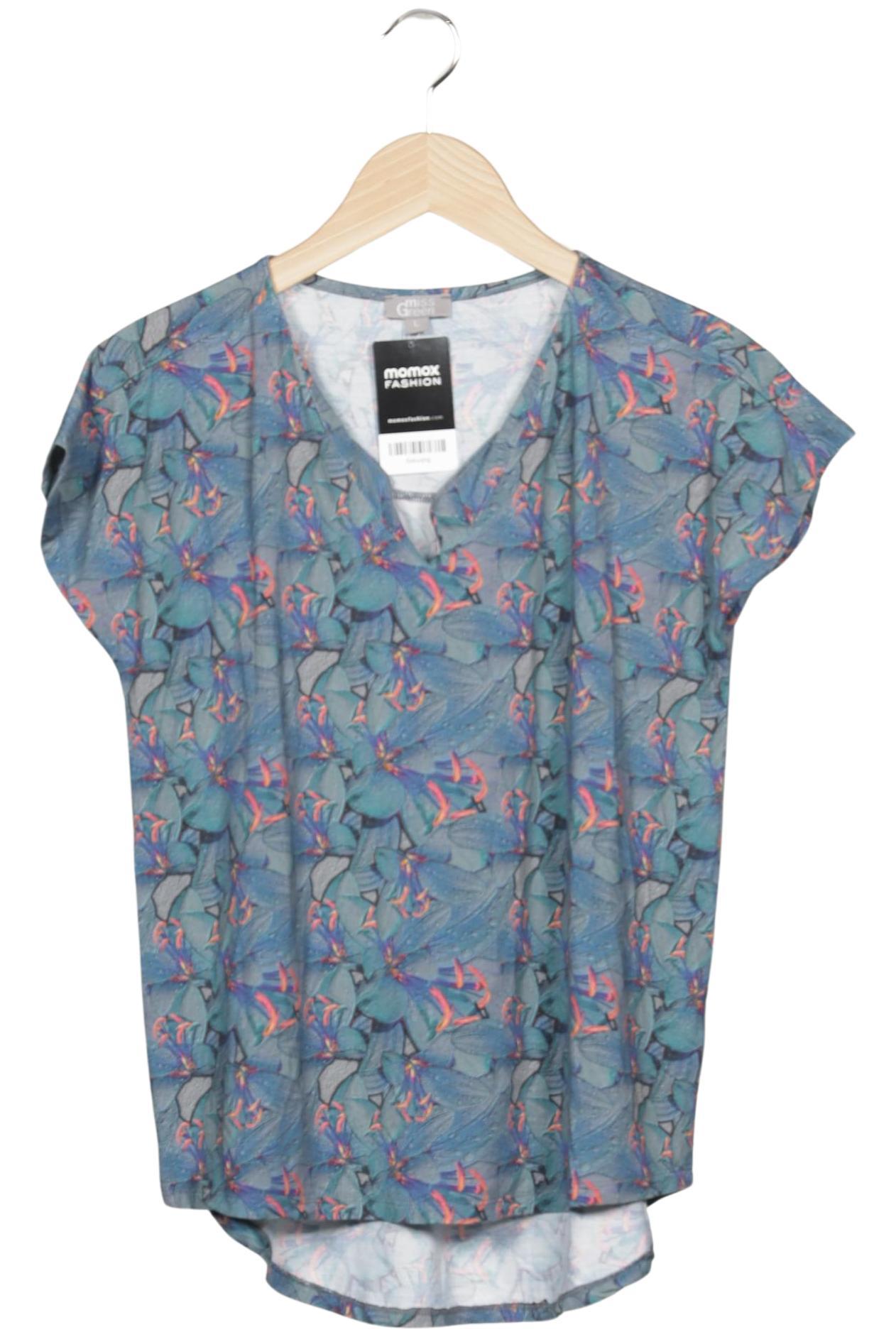 

Miss Green Damen T-Shirt, blau, Gr. 42