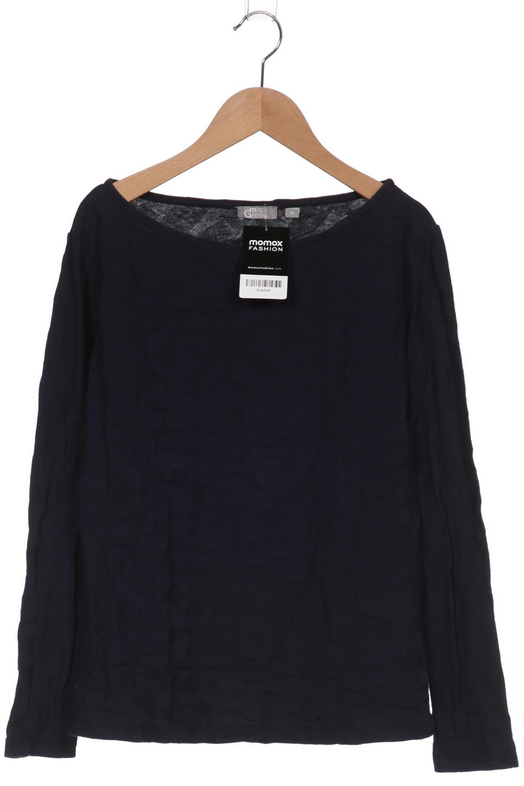 

Miss Green Damen Langarmshirt, marineblau, Gr. 36