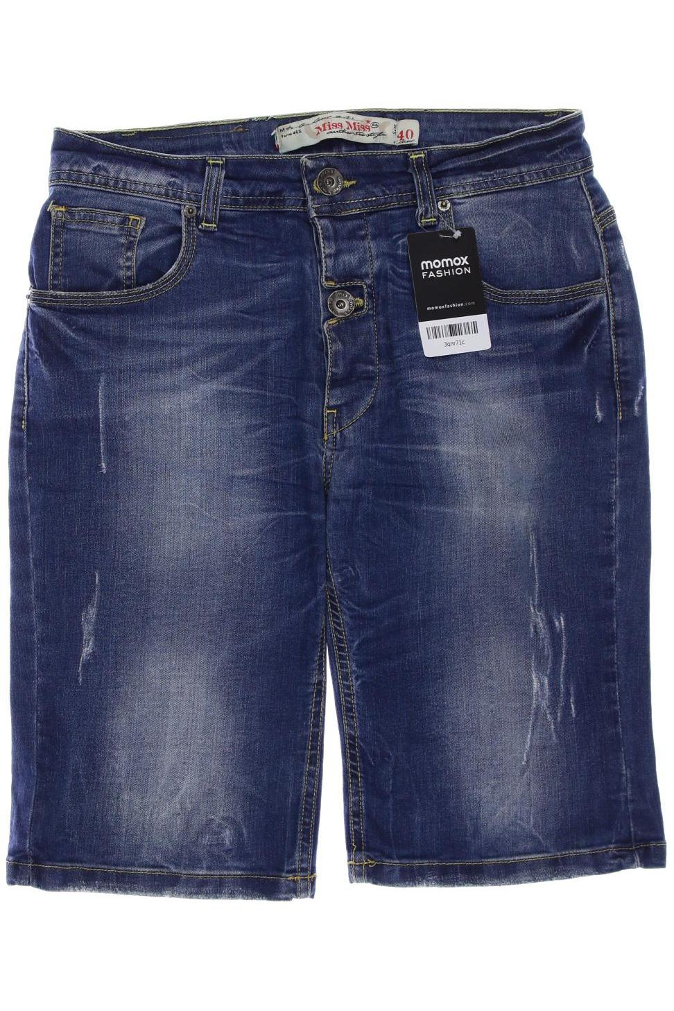 

miss miss Damen Shorts, blau, Gr. 40