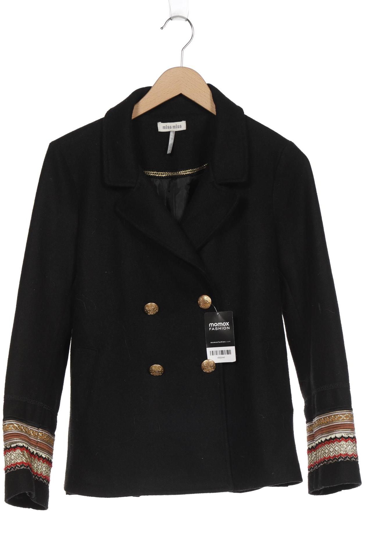 

miss miss Damen Jacke, schwarz, Gr. 36