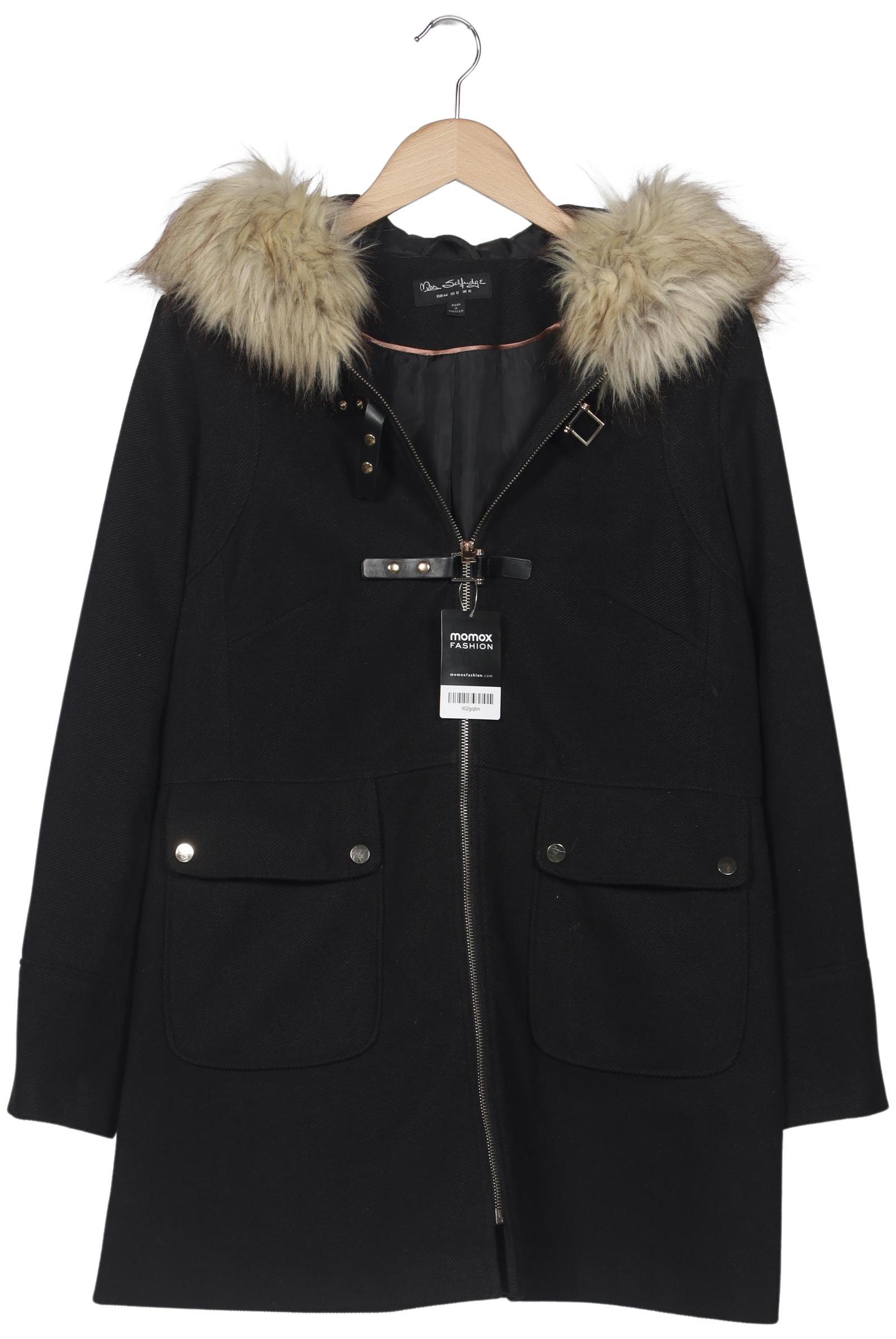 

Miss Selfridge Damen Mantel, schwarz, Gr. 44
