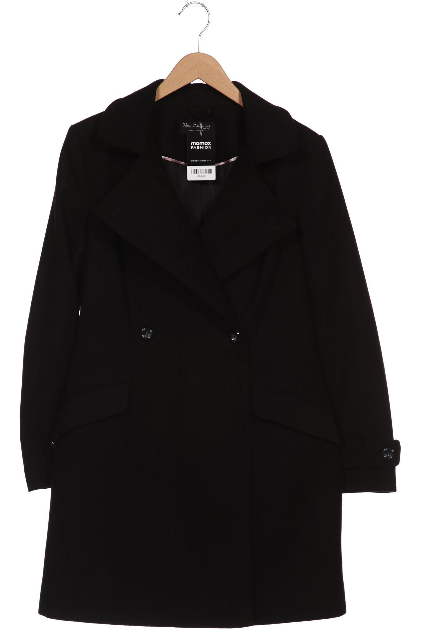 

Miss Selfridge Damen Mantel, schwarz