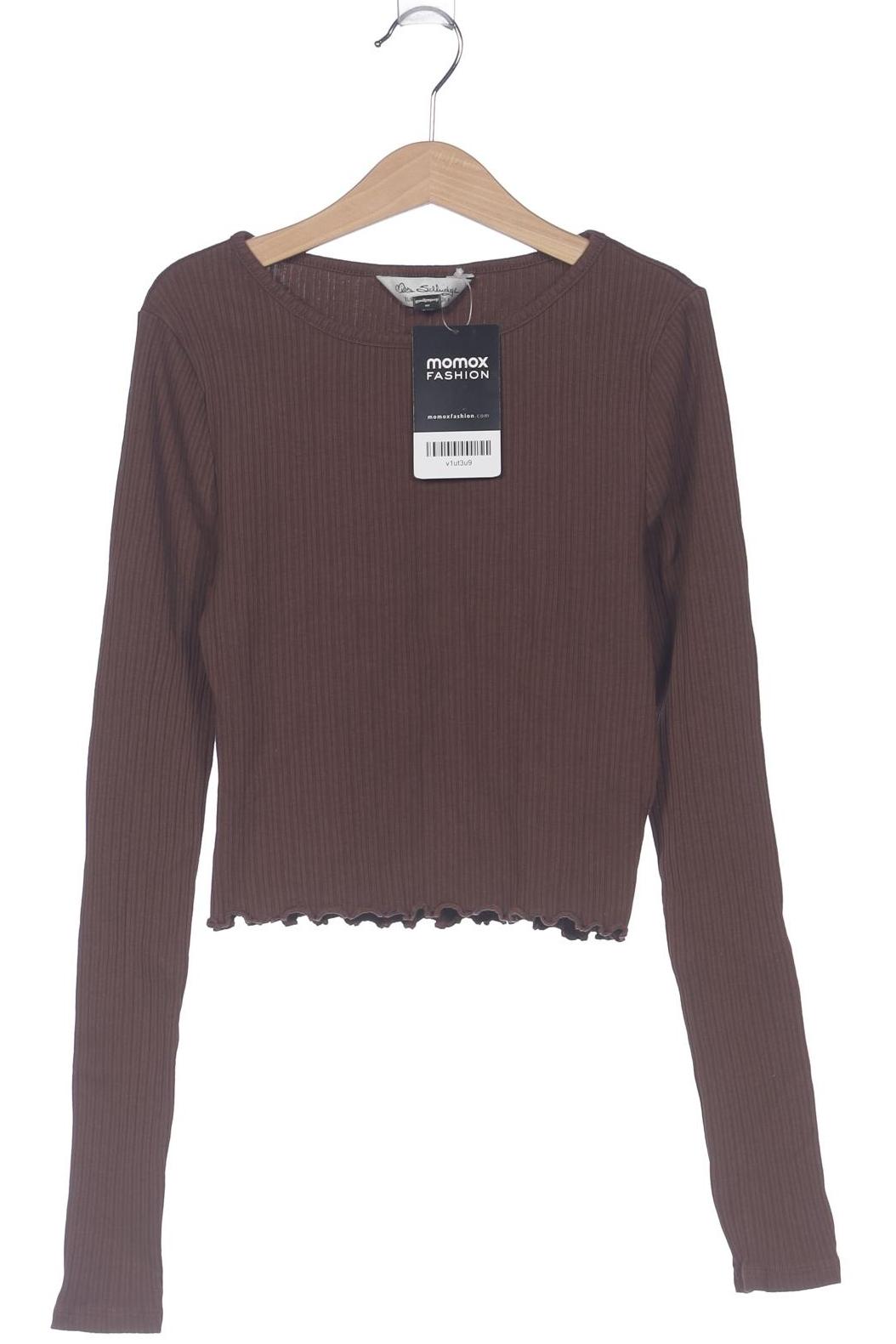 

Miss Selfridge Damen Langarmshirt, braun, Gr. 36