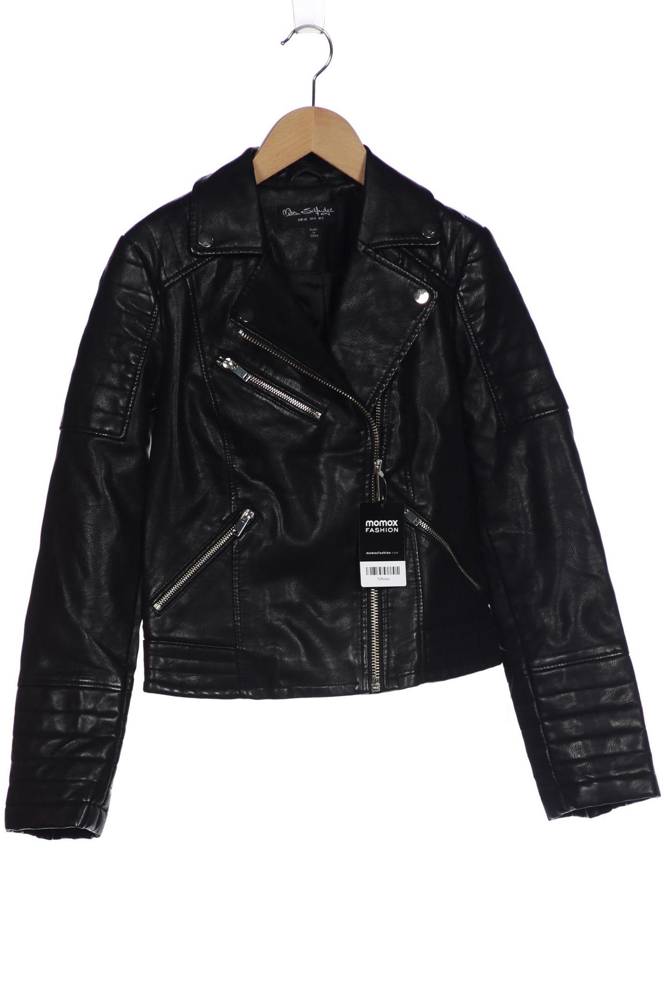 

Miss Selfridge Damen Jacke, schwarz, Gr. 36