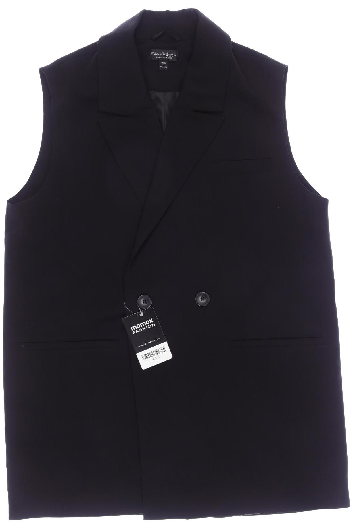 

Miss Selfridge Damen Weste, schwarz, Gr. 36