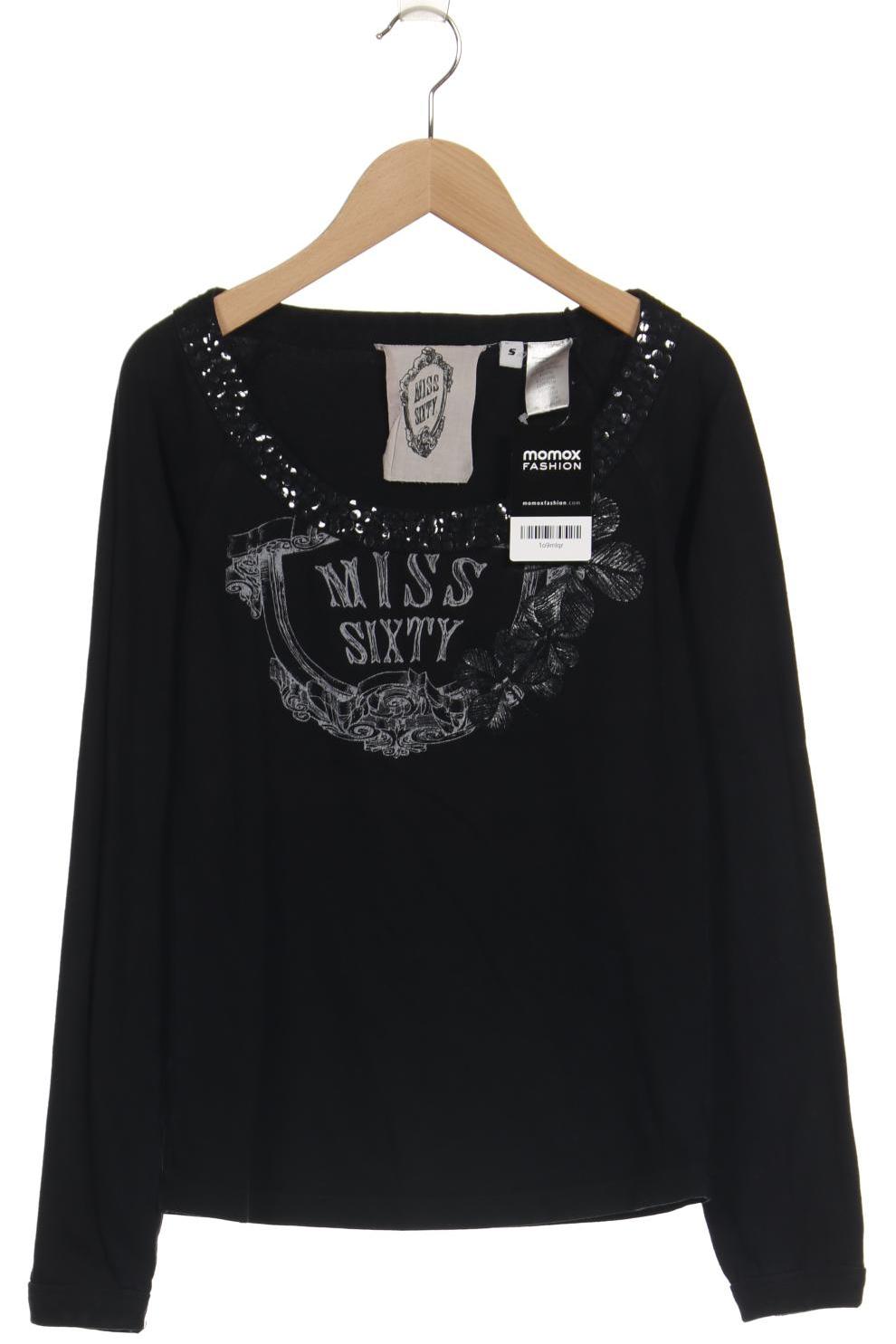 

Miss Sixty Damen Langarmshirt, schwarz, Gr. 36