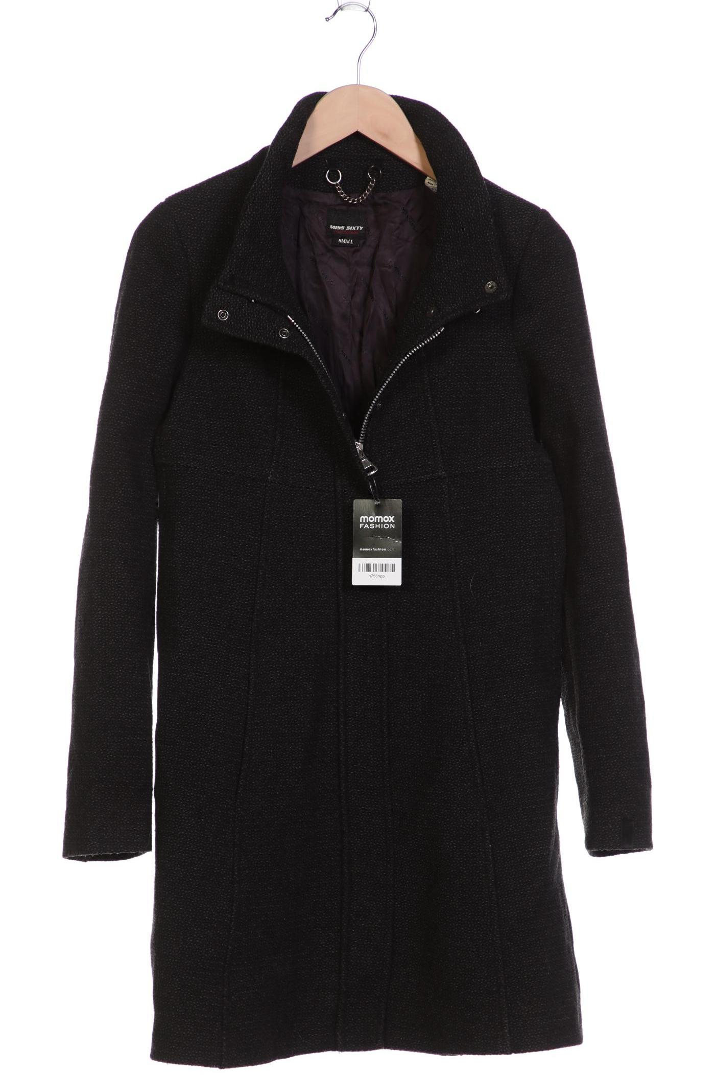 

Miss Sixty Damen Mantel, schwarz, Gr. 36