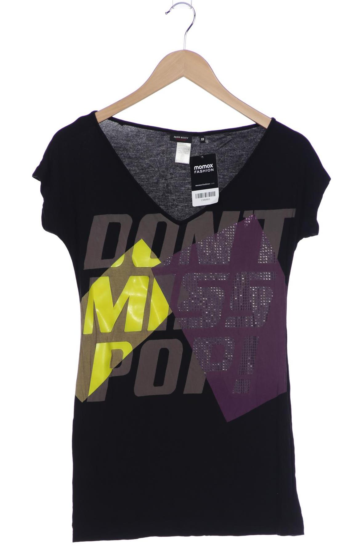 

Miss Sixty Damen T-Shirt, schwarz, Gr. 34