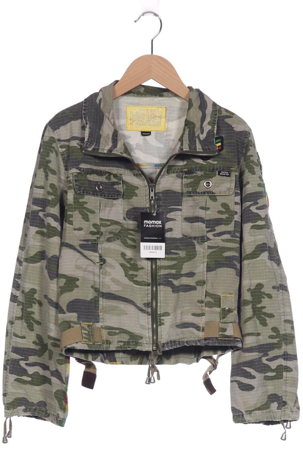 

Miss Sixty Damen Jacke, grün, Gr. 38