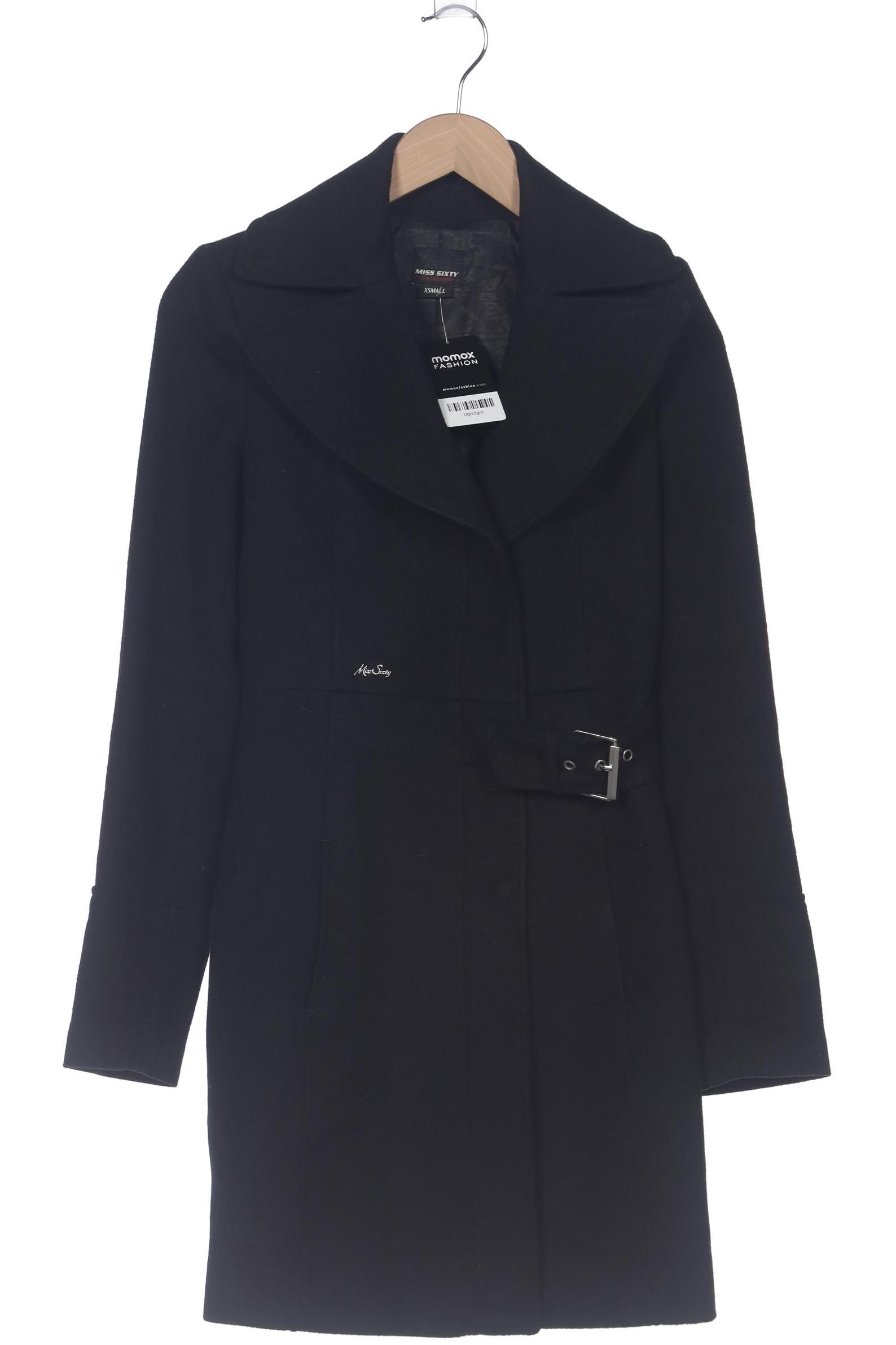 

Miss Sixty Damen Mantel, schwarz, Gr. 34