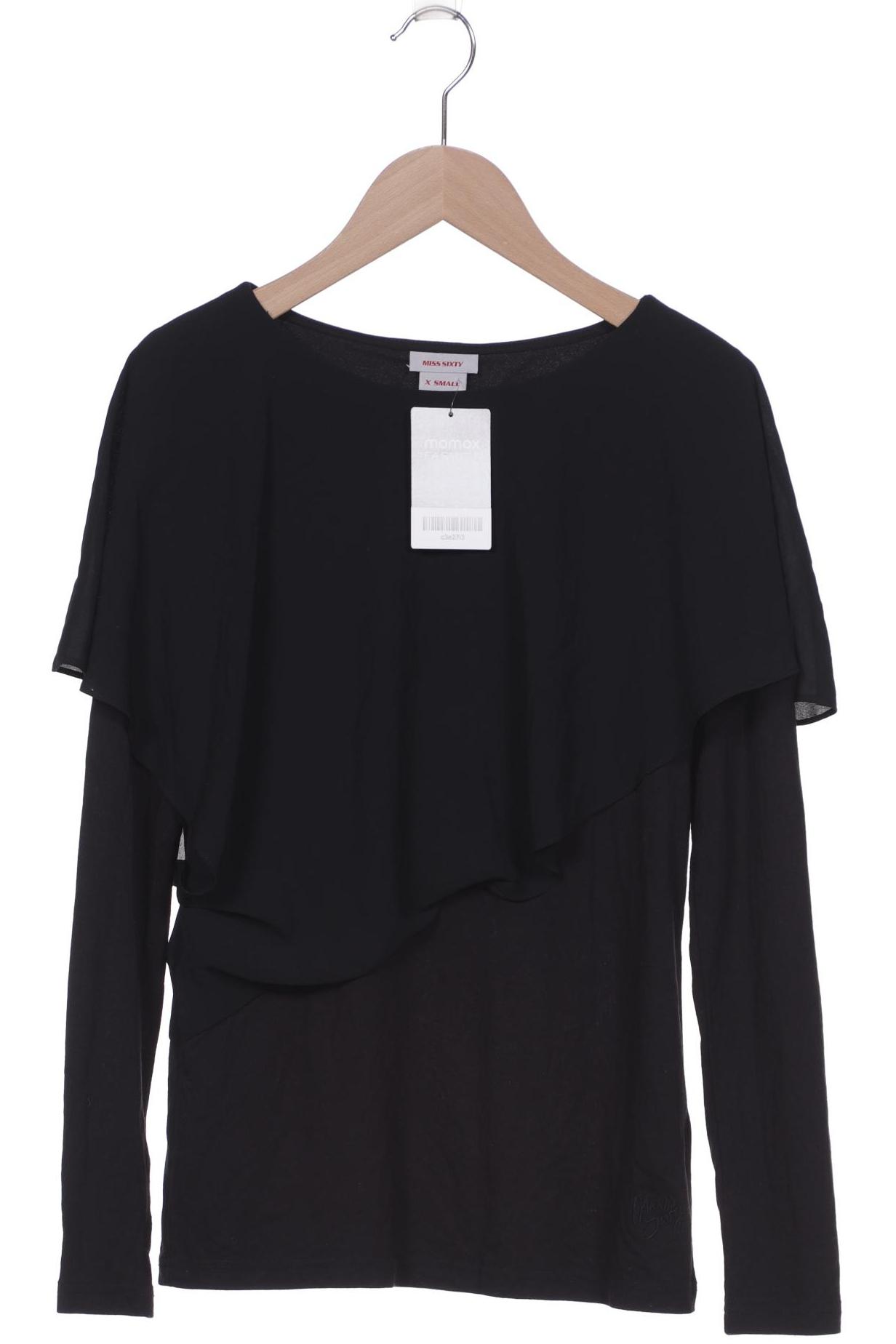 

Miss Sixty Damen Langarmshirt, schwarz, Gr. 34