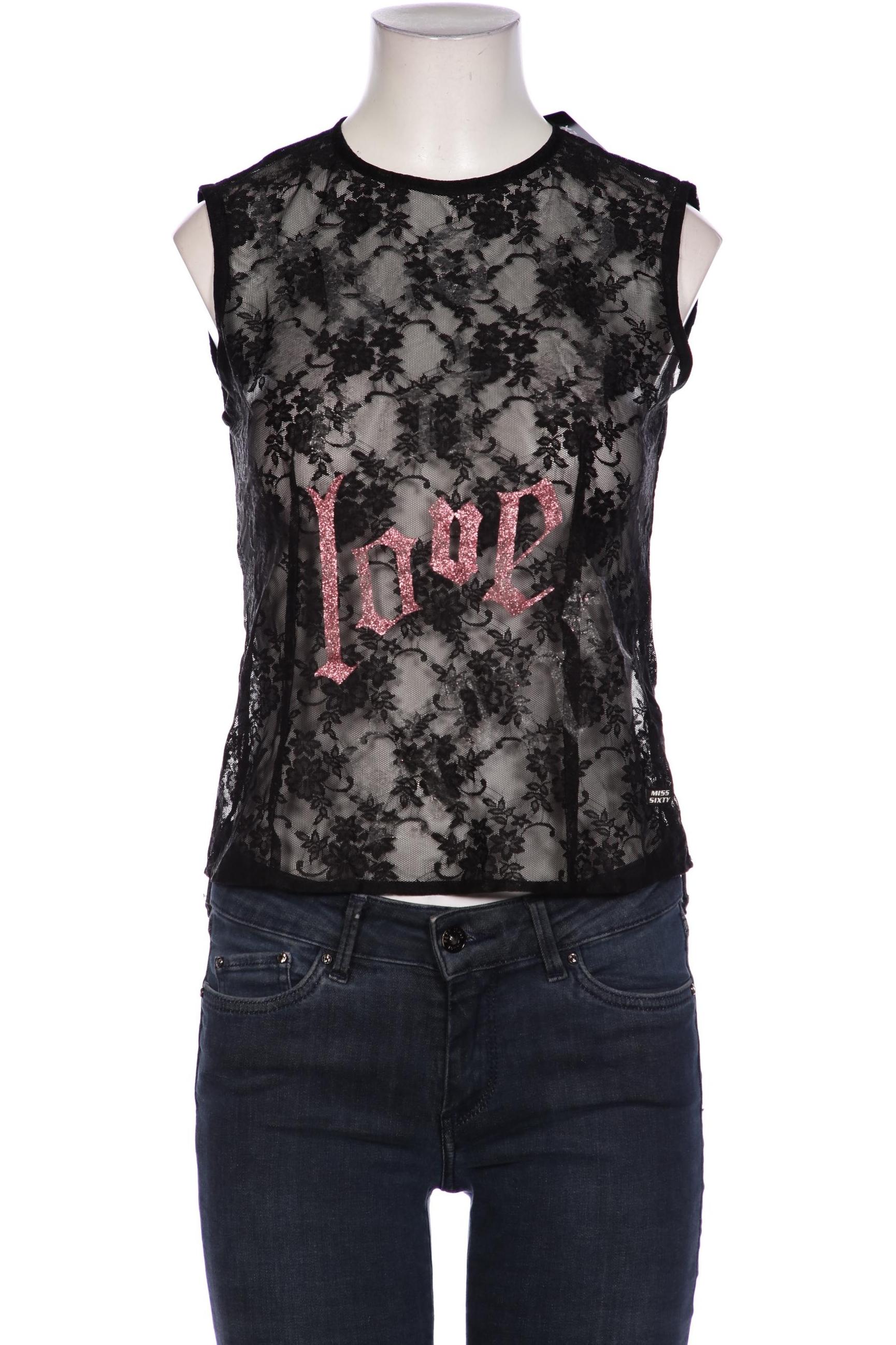 

Miss Sixty Damen Top, schwarz, Gr. 36