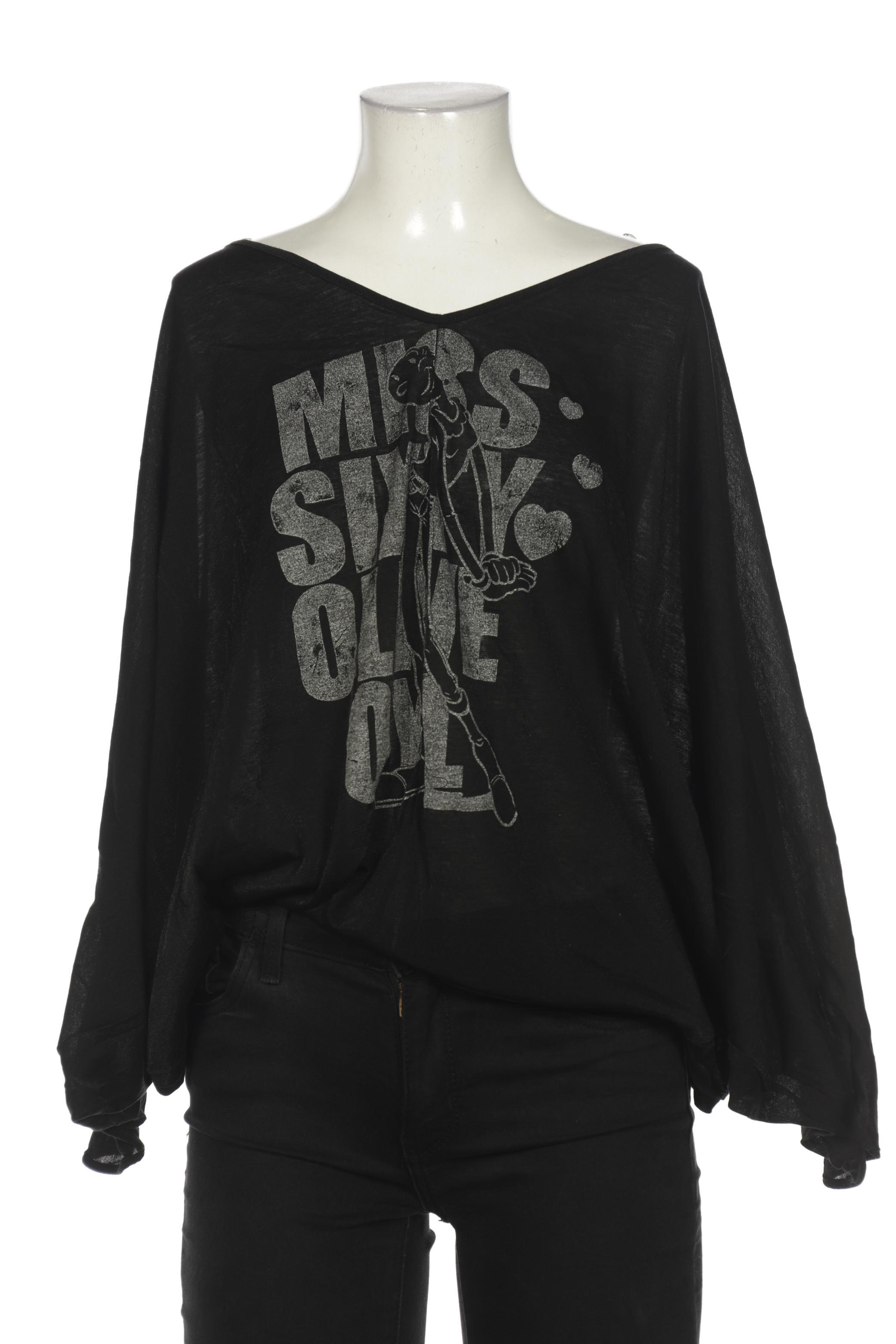 

Miss Sixty Damen Langarmshirt, schwarz, Gr. 36