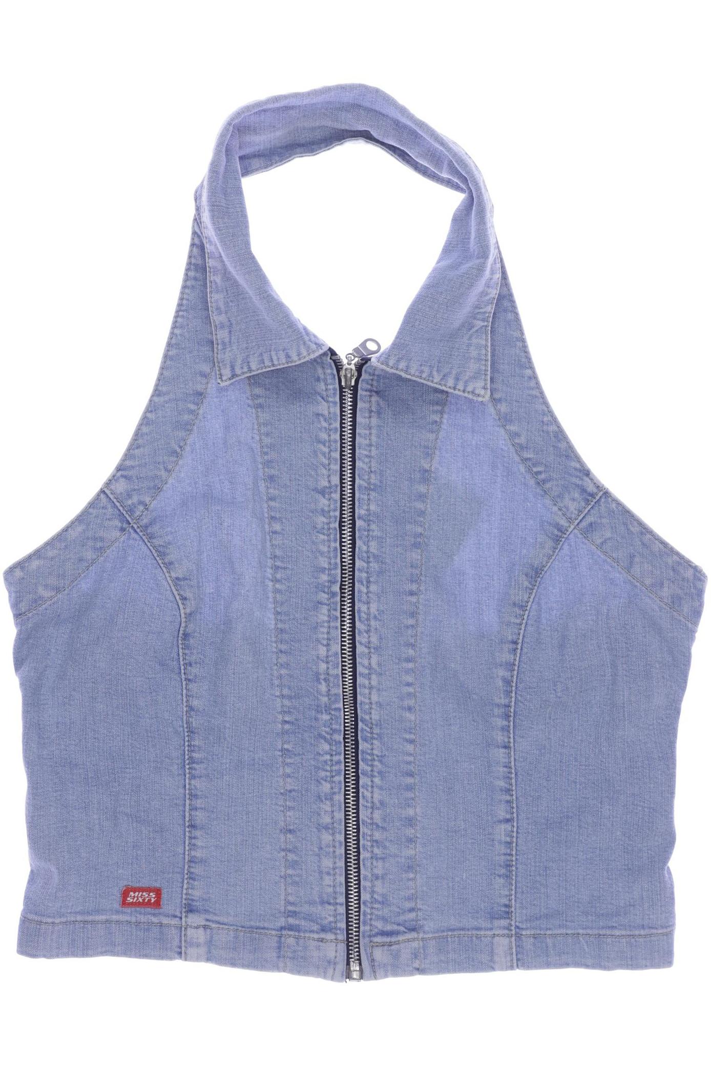 

Miss Sixty Damen Top, hellblau, Gr. 36