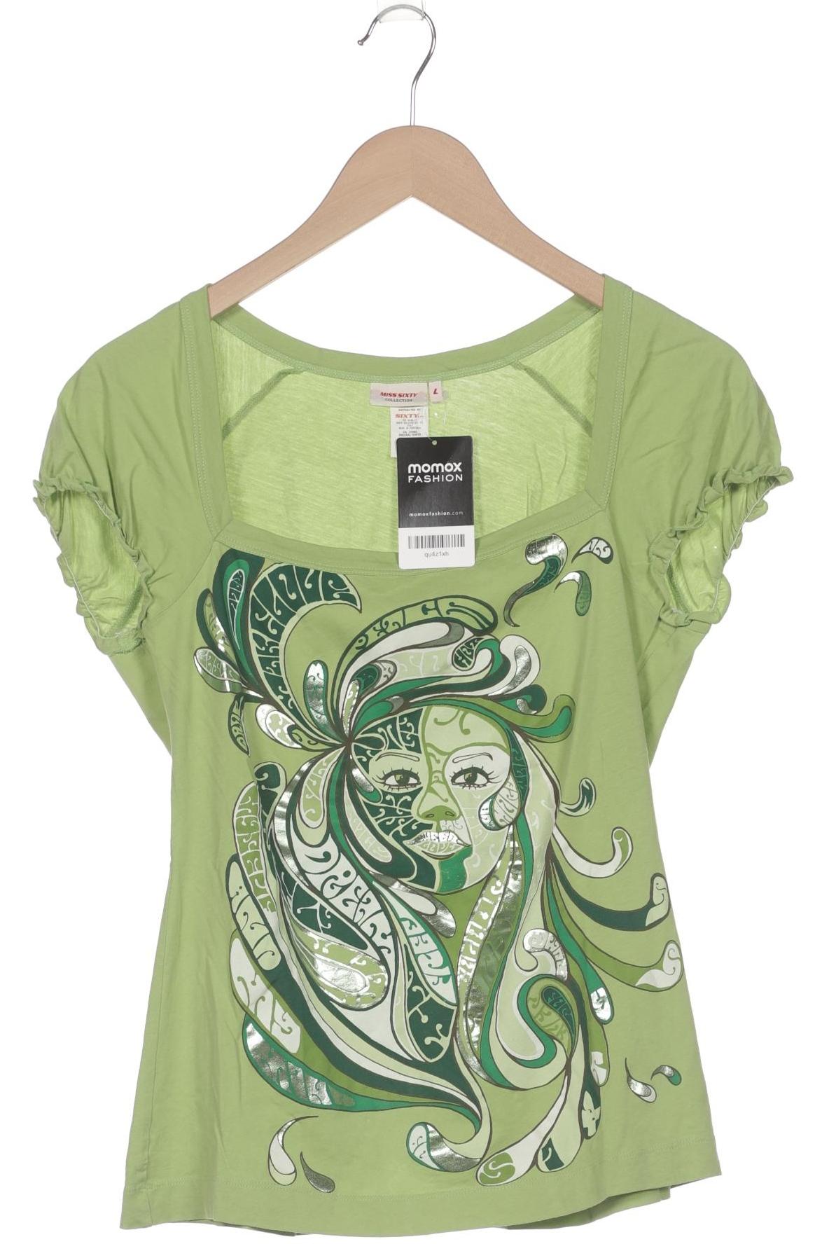 

Miss Sixty Damen T-Shirt, hellgrün, Gr. 42
