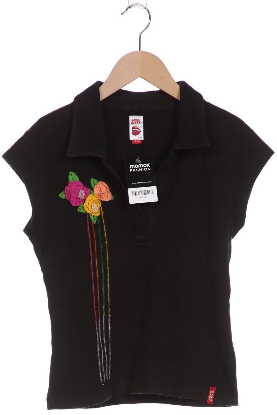 

Miss Sixty Damen Poloshirt, schwarz, Gr. 42