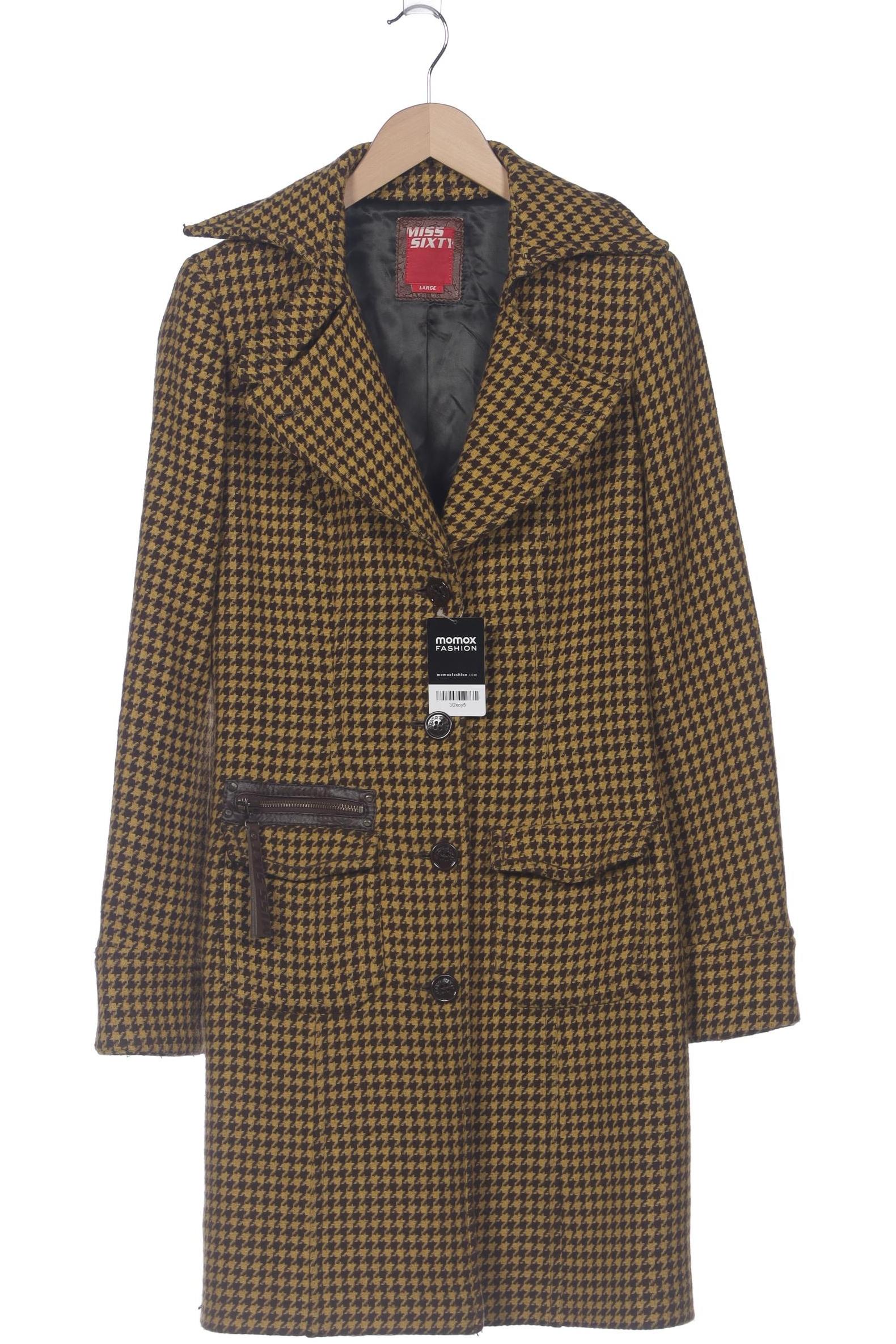 

Miss Sixty Damen Mantel, gelb, Gr. 42