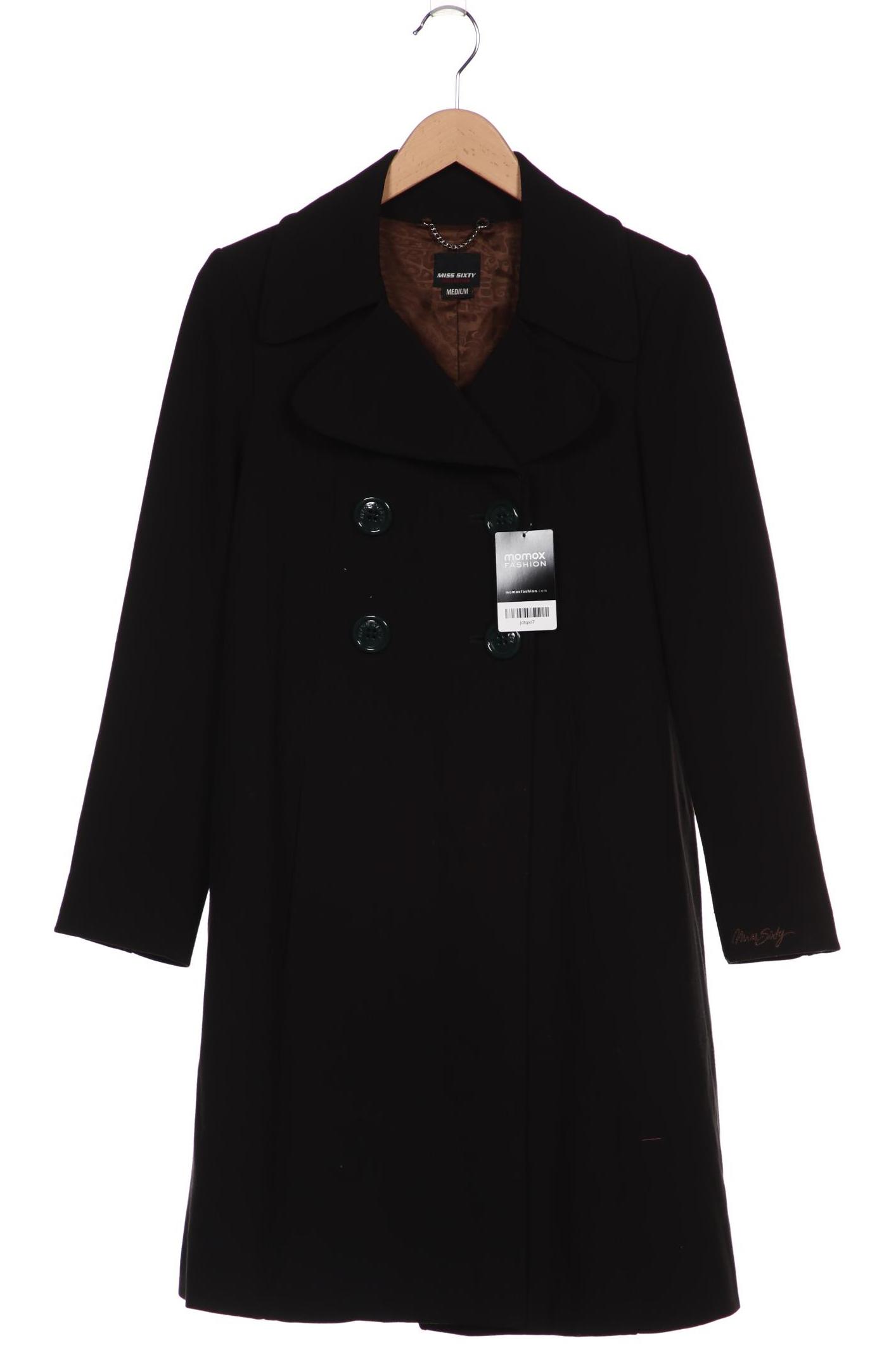 

Miss Sixty Damen Mantel, schwarz, Gr. 38