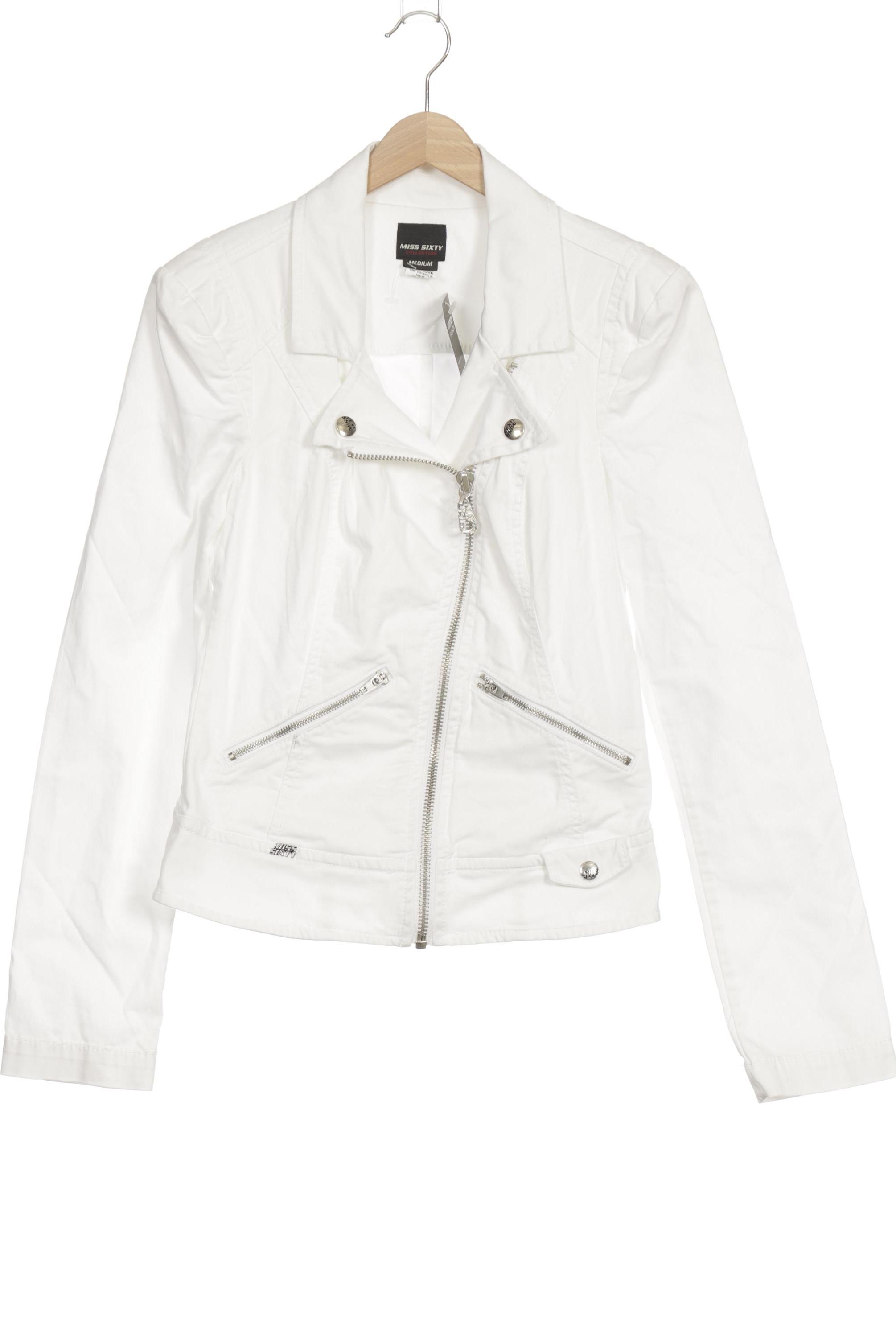 

Miss Sixty Damen Jacke, weiß, Gr. 38