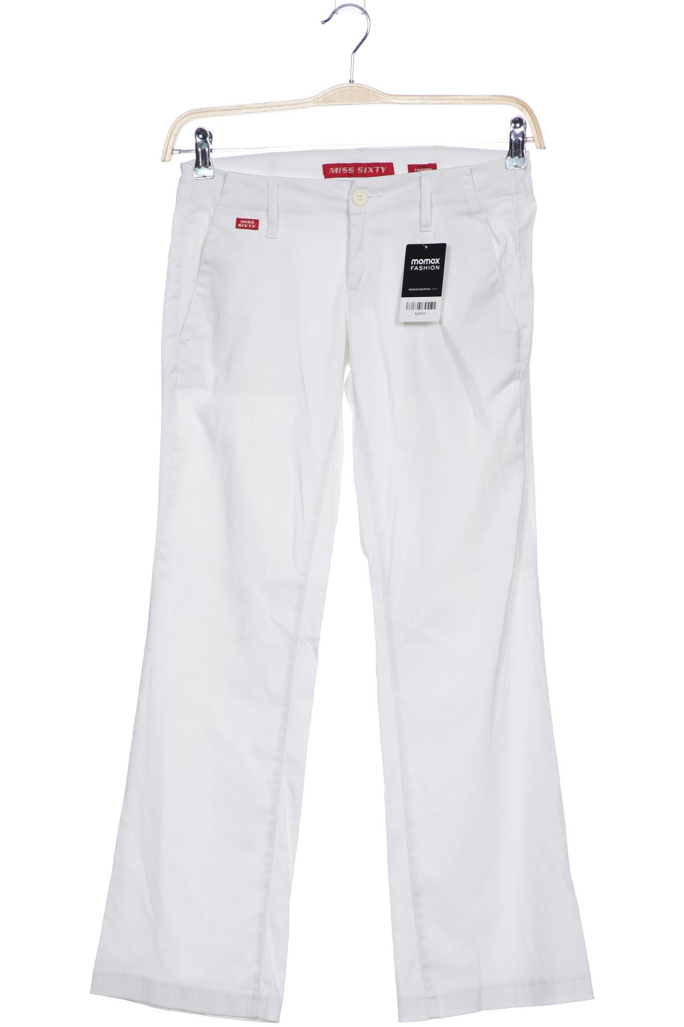 

Miss Sixty Damen Stoffhose, weiß, Gr. 27