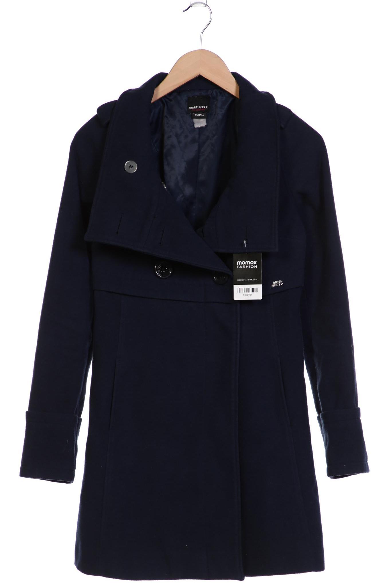 

Miss Sixty Damen Mantel, marineblau, Gr. 34