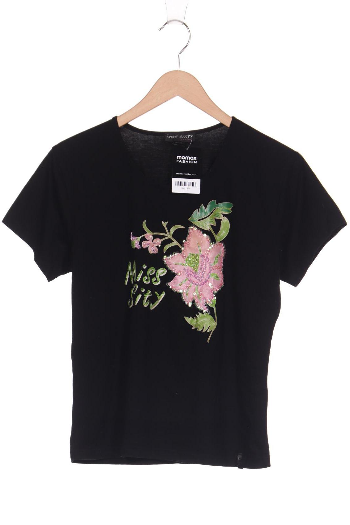 

Miss Sixty Damen T-Shirt, schwarz, Gr. 38