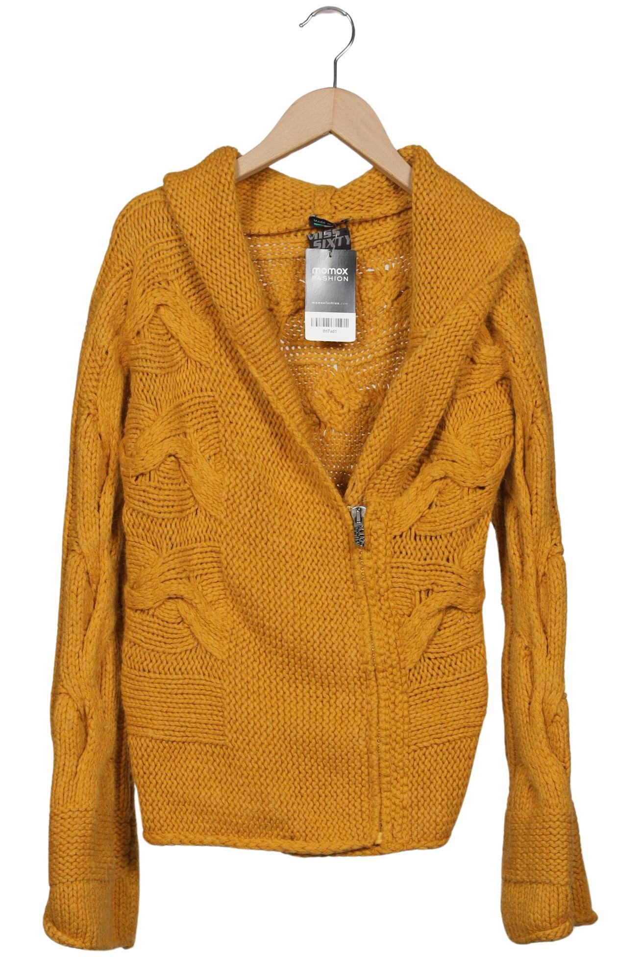 

Miss Sixty Damen Strickjacke, gelb, Gr. 38