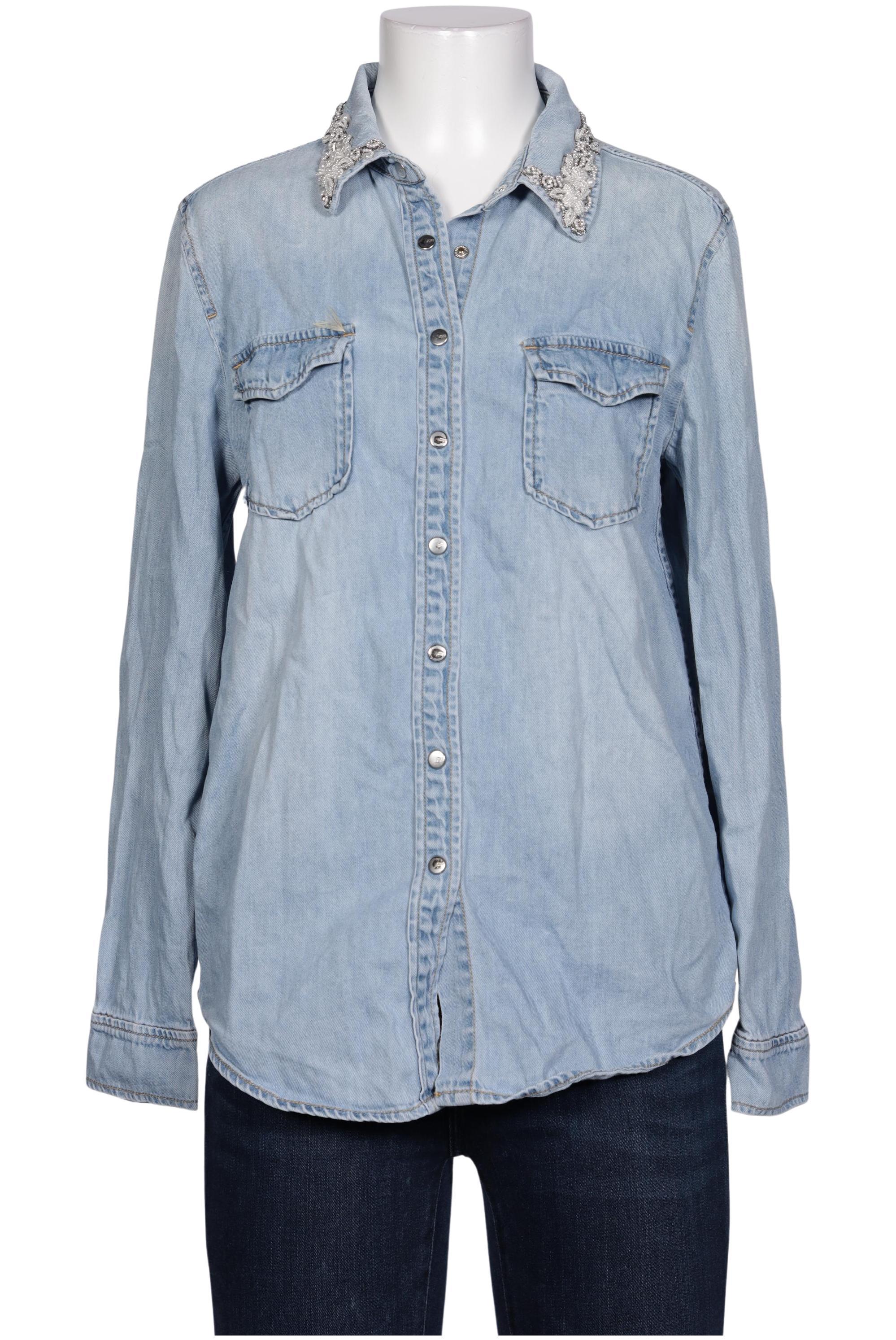 

Miss Sixty Damen Bluse, hellblau, Gr. 38