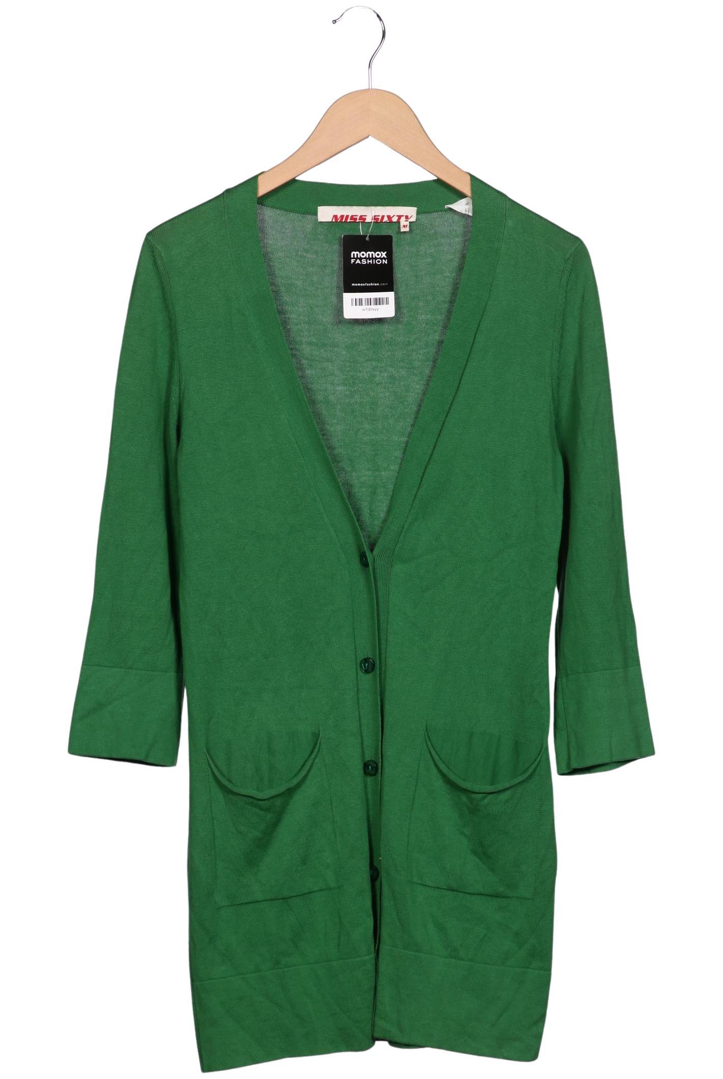 

Miss Sixty Damen Strickjacke, grün, Gr. 38