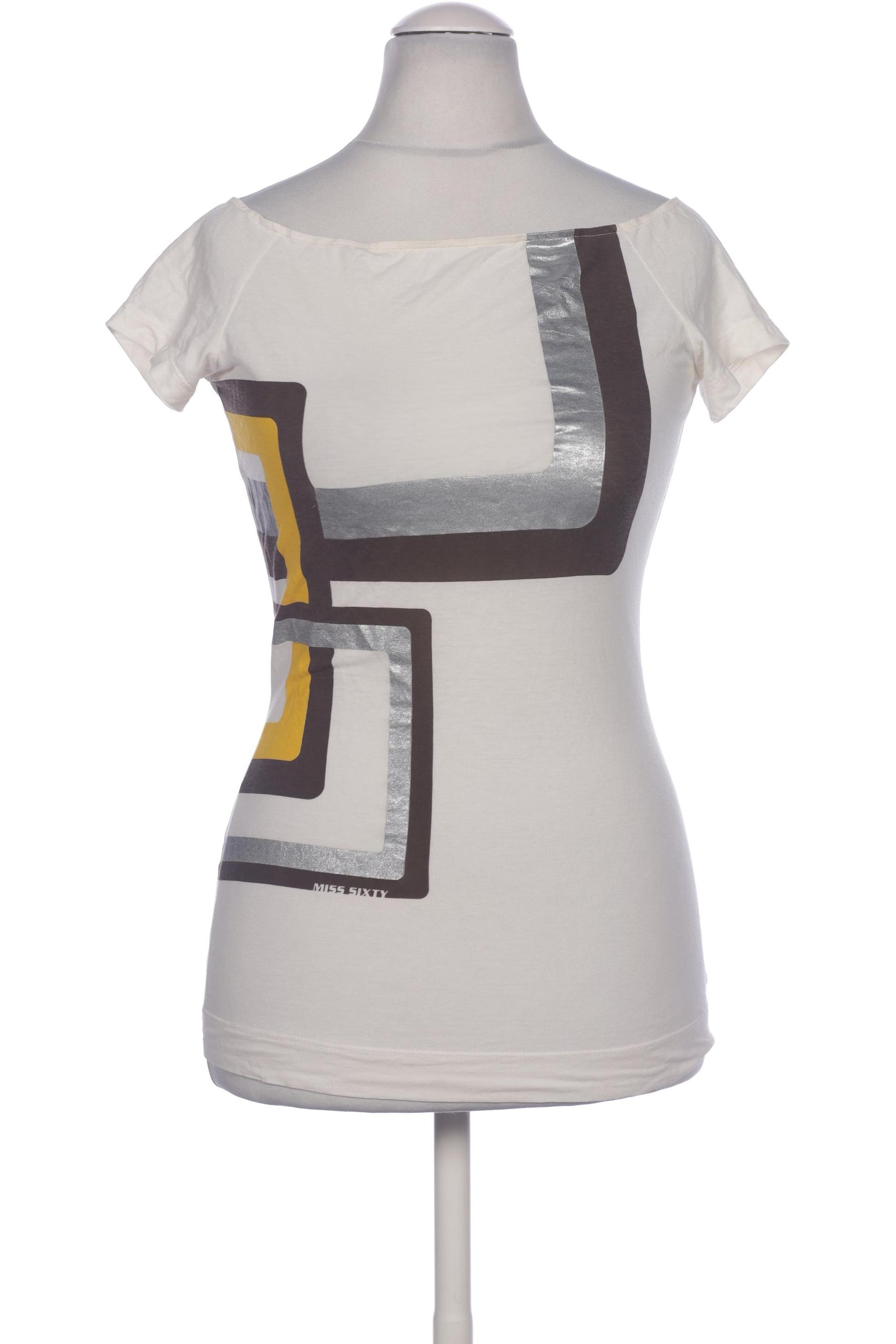 

Miss Sixty Damen T-Shirt, cremeweiß, Gr. 38