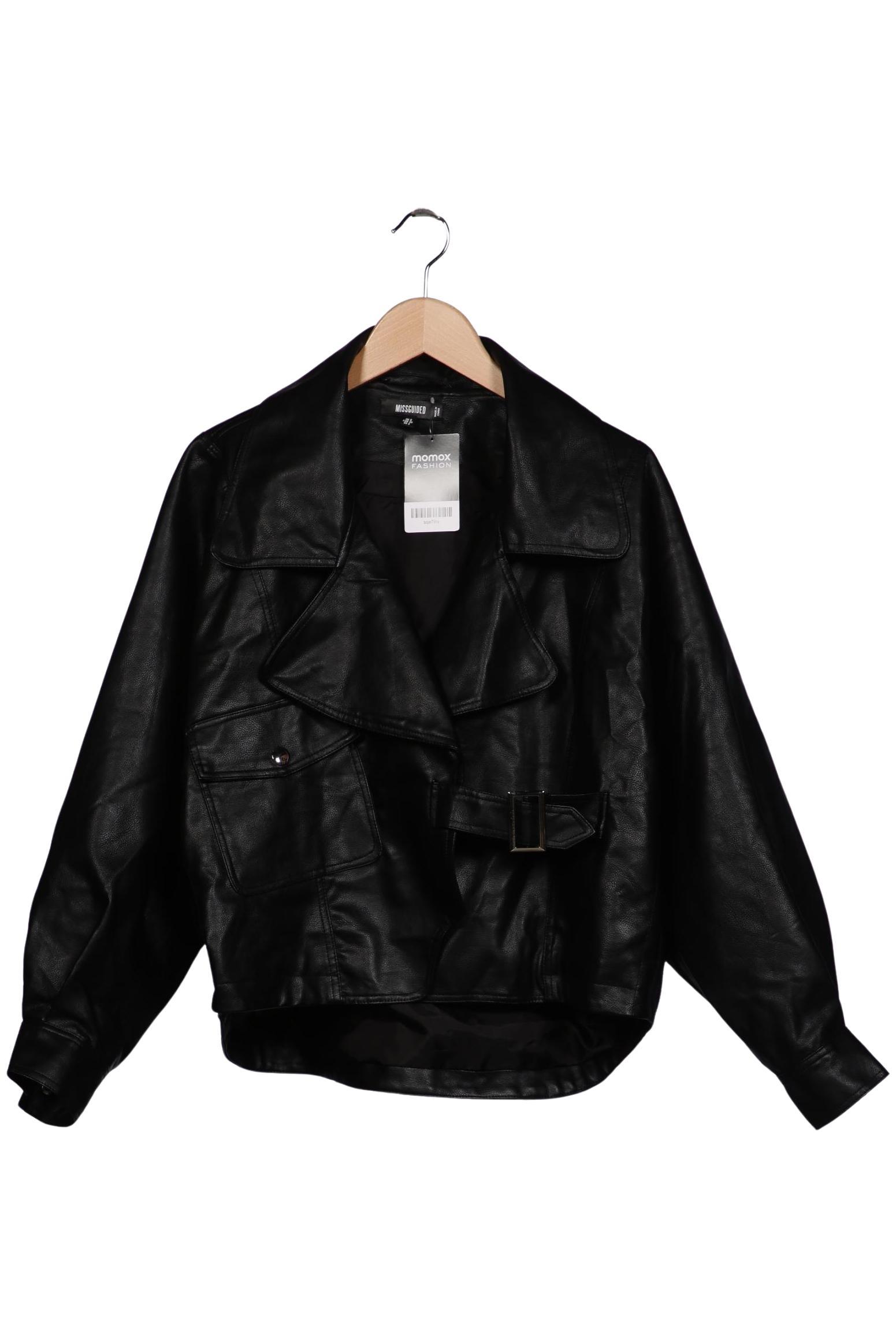 

Missguided Damen Jacke, schwarz, Gr. 36