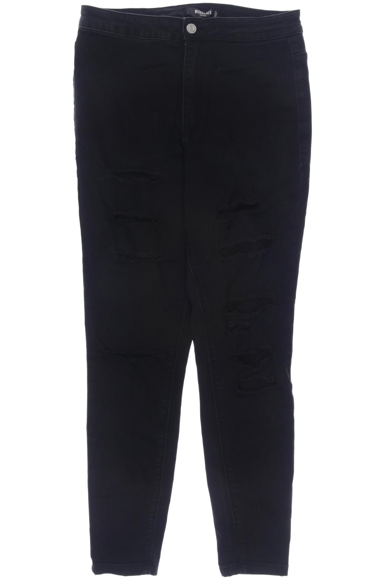 

Missguided Damen Jeans, schwarz, Gr. 40